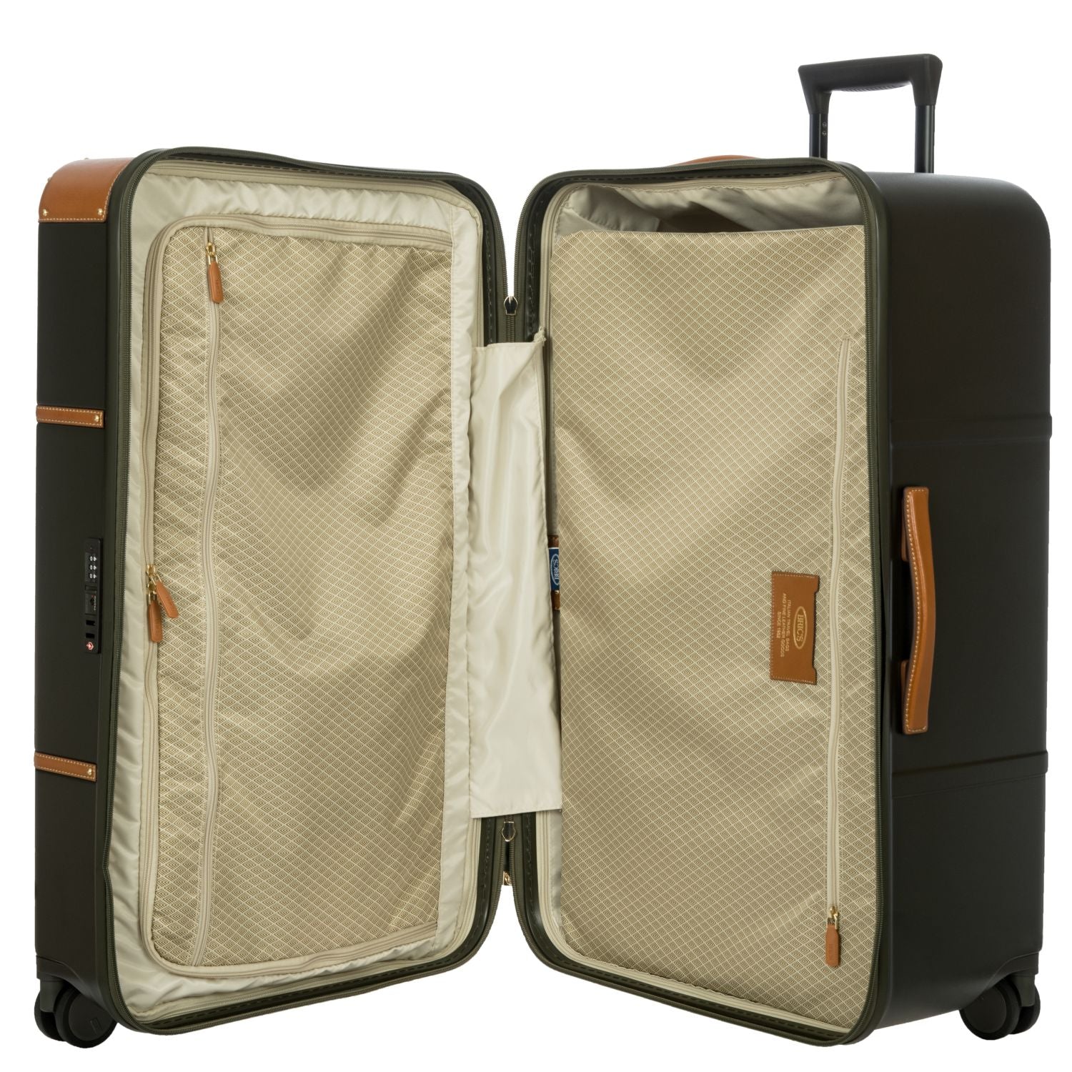 BRIC'S Bellagio 3 32" Large Luggage Spinner Trunk (Olive)