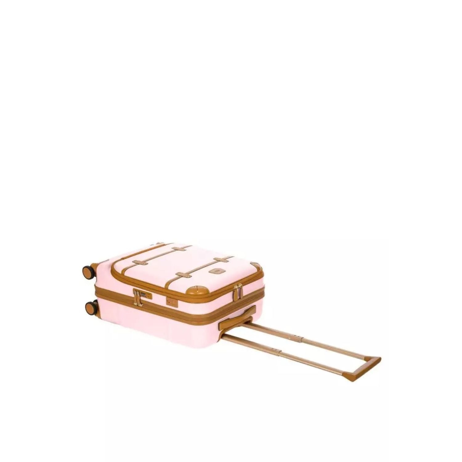 BRIC'S Bellagio V2 21" Carry On Luggage Spinner + Pocket with USB (Pink)
