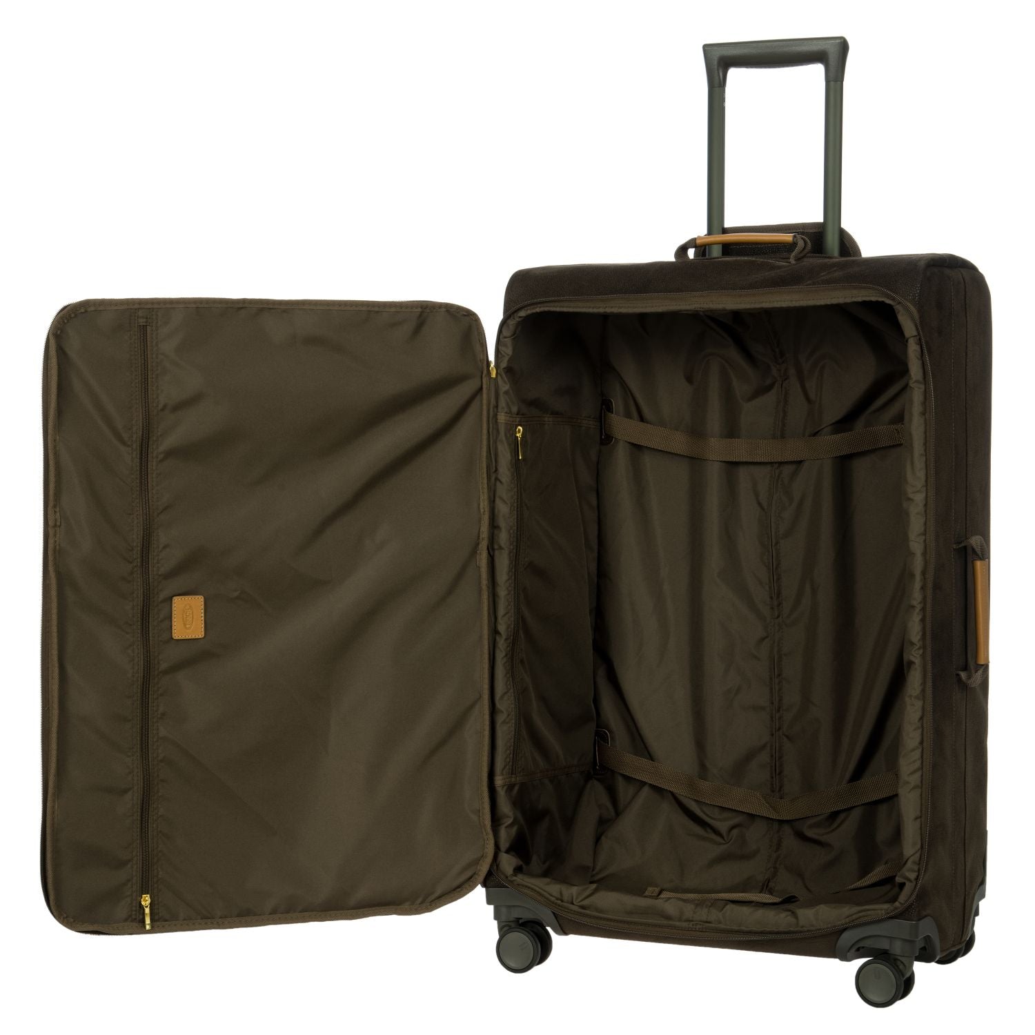 BRIC'S Life 30" Large Luggage With Front Access Opening Spinner (Olive)