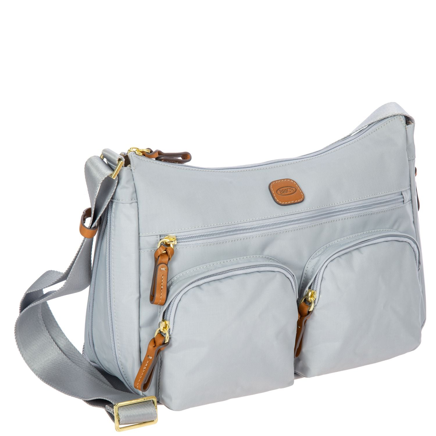 BRIC'S X-Bag Expandable Shoulder Bag (Grey)