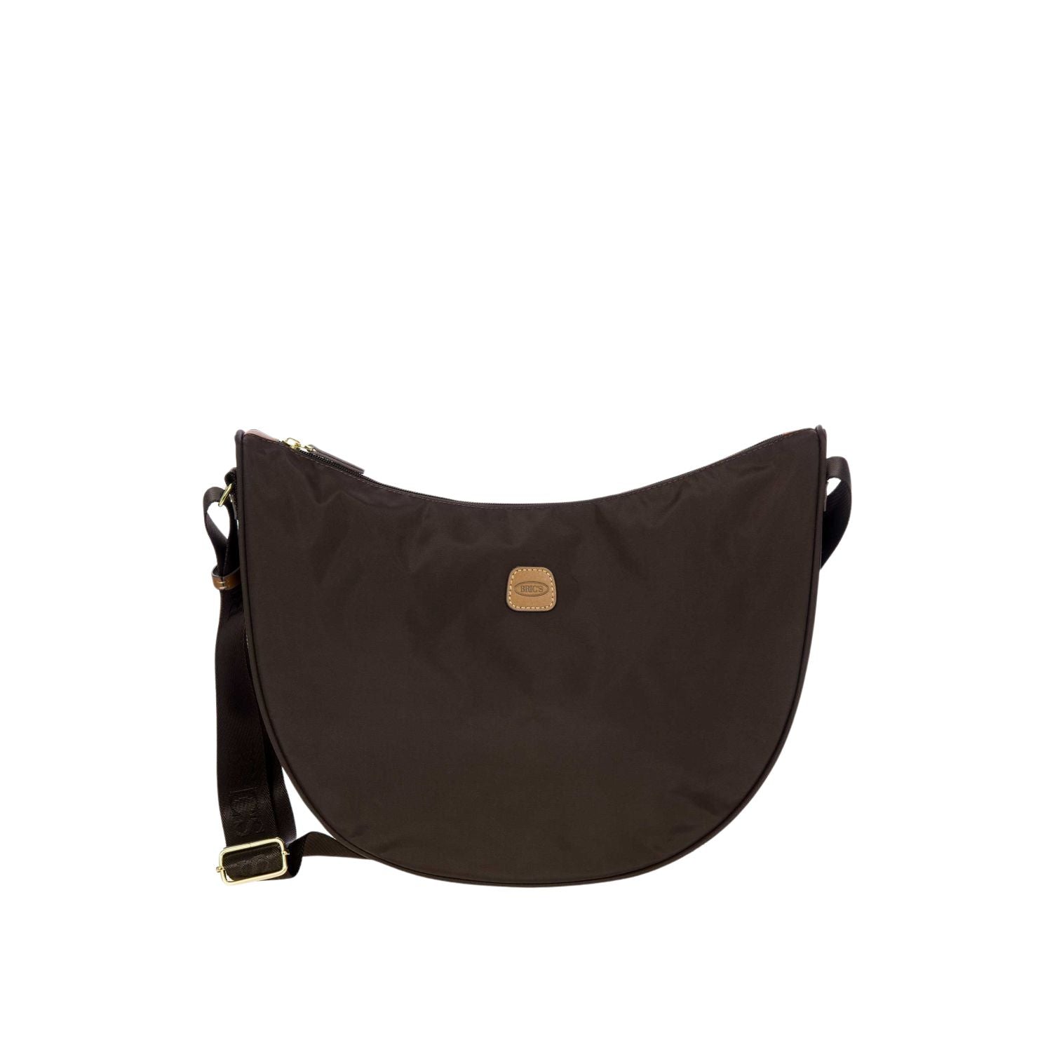 BRIC'S X-Bag Half Moon Bag - Large (Brown)