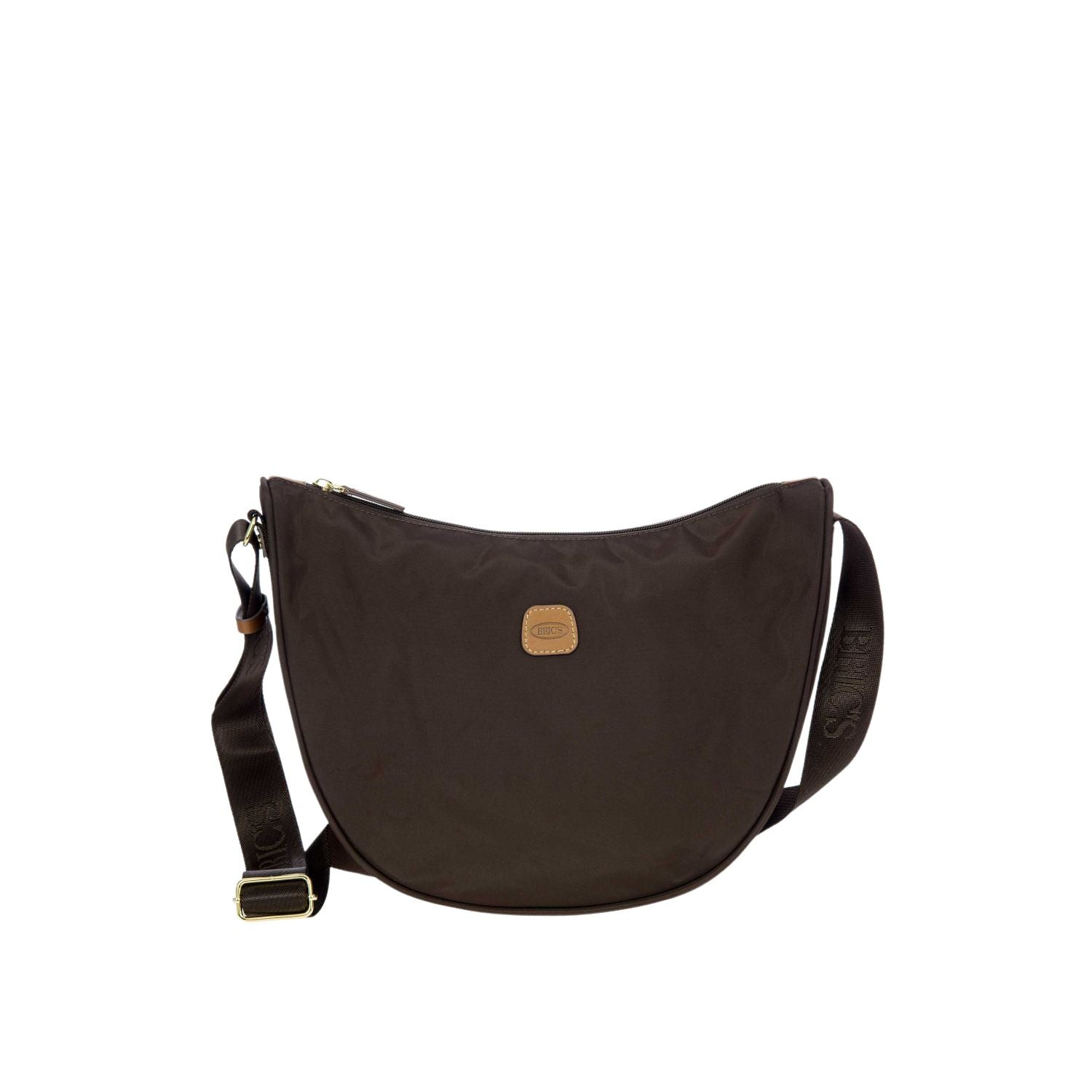 BRIC'S X-Bag Half Moon Bag - Medium (Brown)