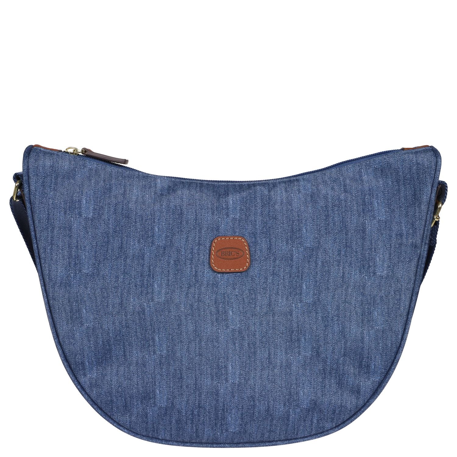 BRIC'S X-Bag Half Moon Bag - Medium (Jeans)