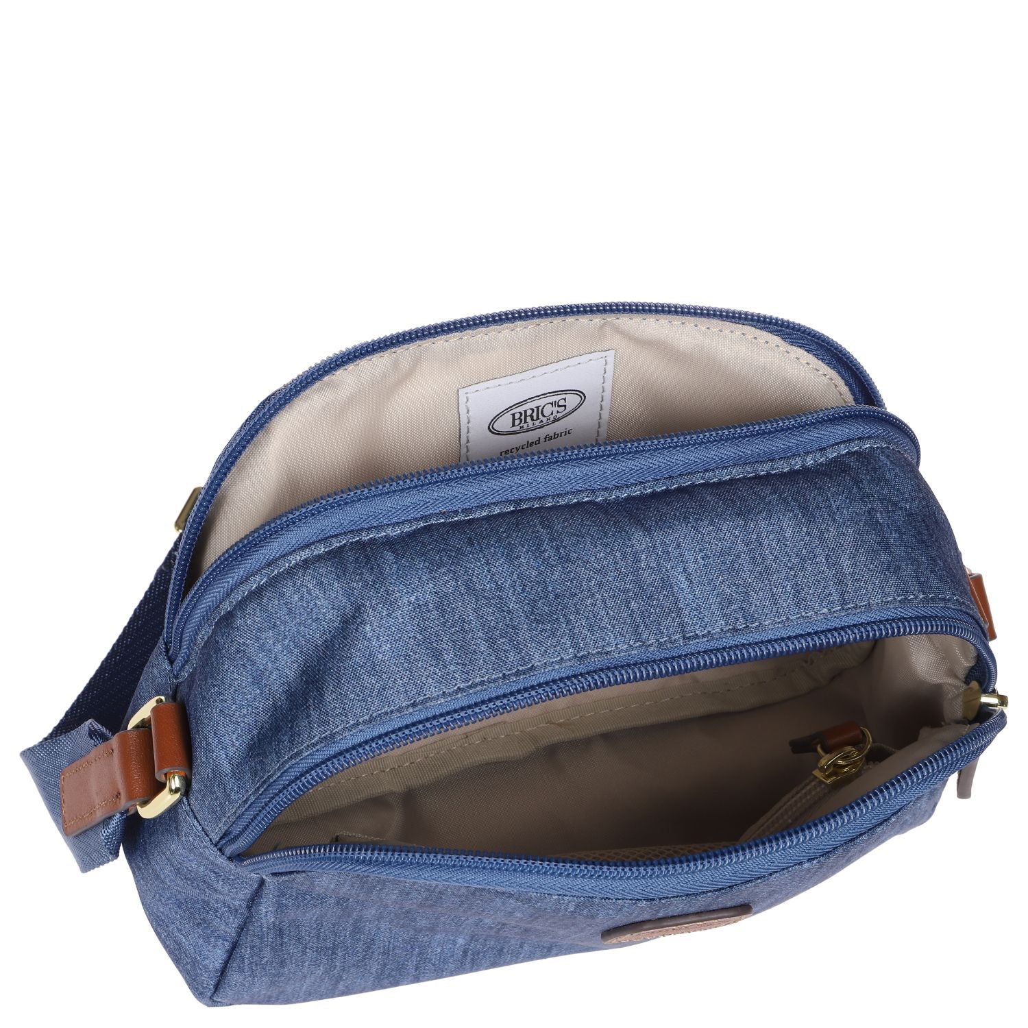 BRIC'S X-Bag Travel Shoulder Bag - Small (Jeans)