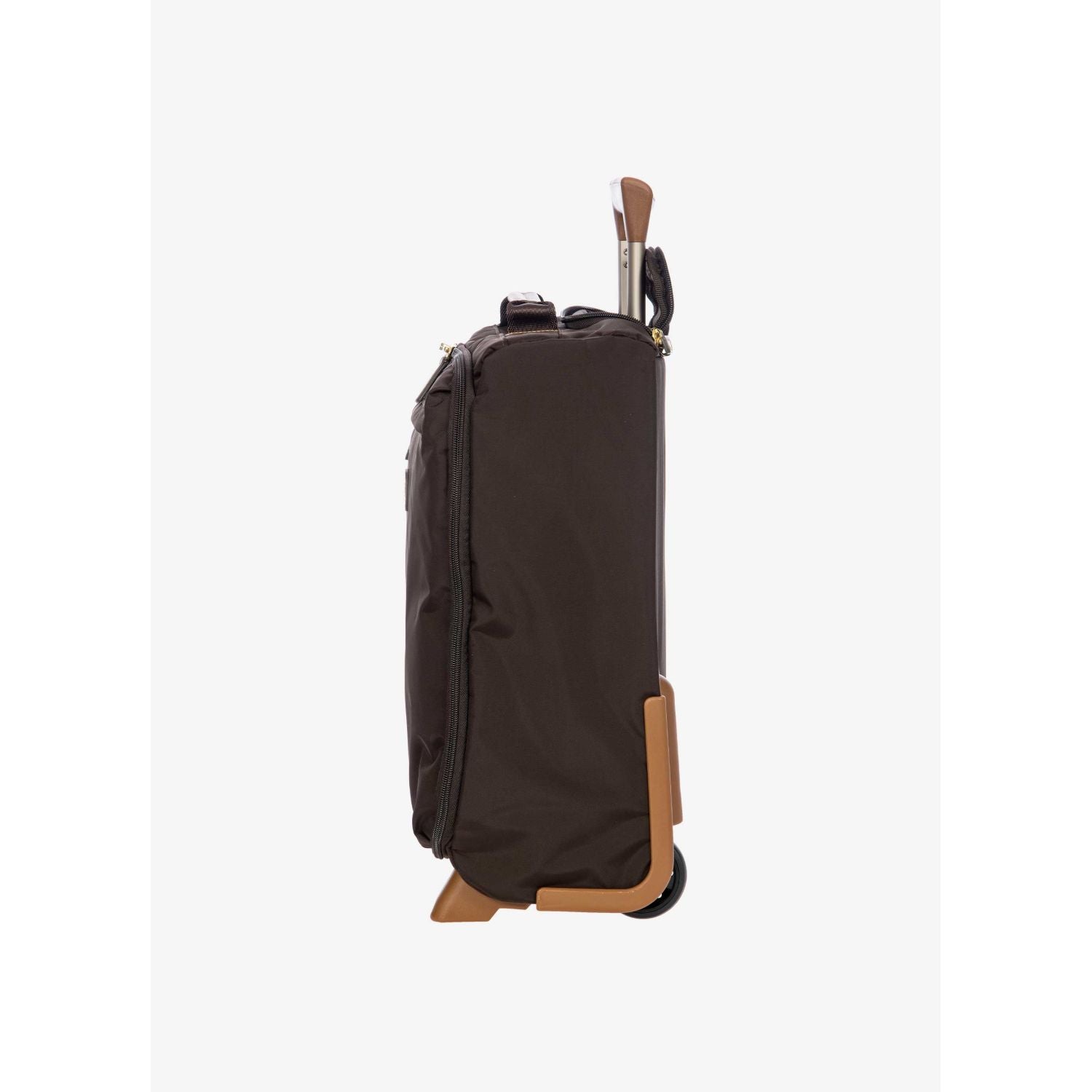 BRIC'S X-Travel 17.5" Underseat Trolley Luggage With Front Access Opening (Brown)