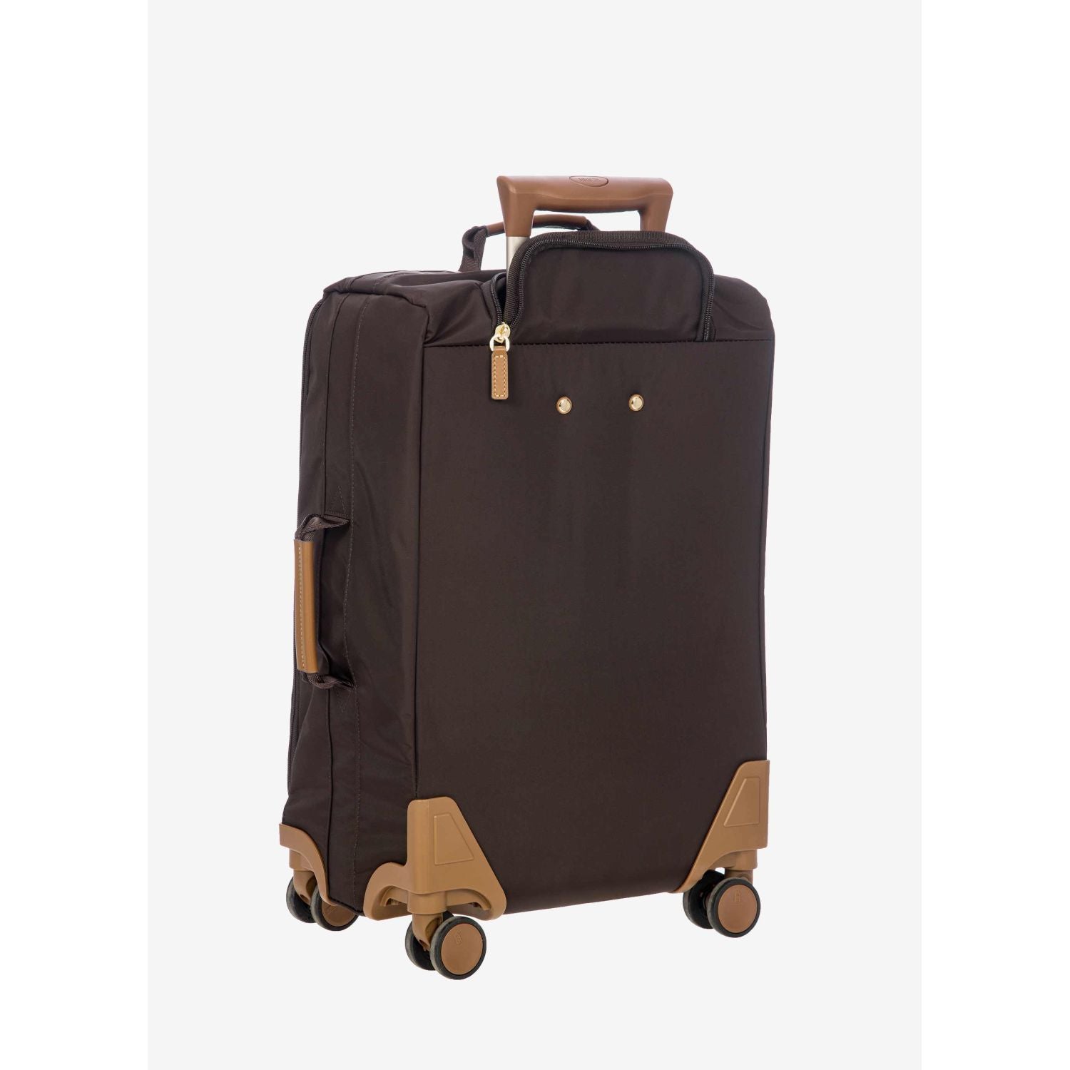 BRIC'S X-Travel 22" Carry On Luggage With Front Access Opening Spinner (Brown)