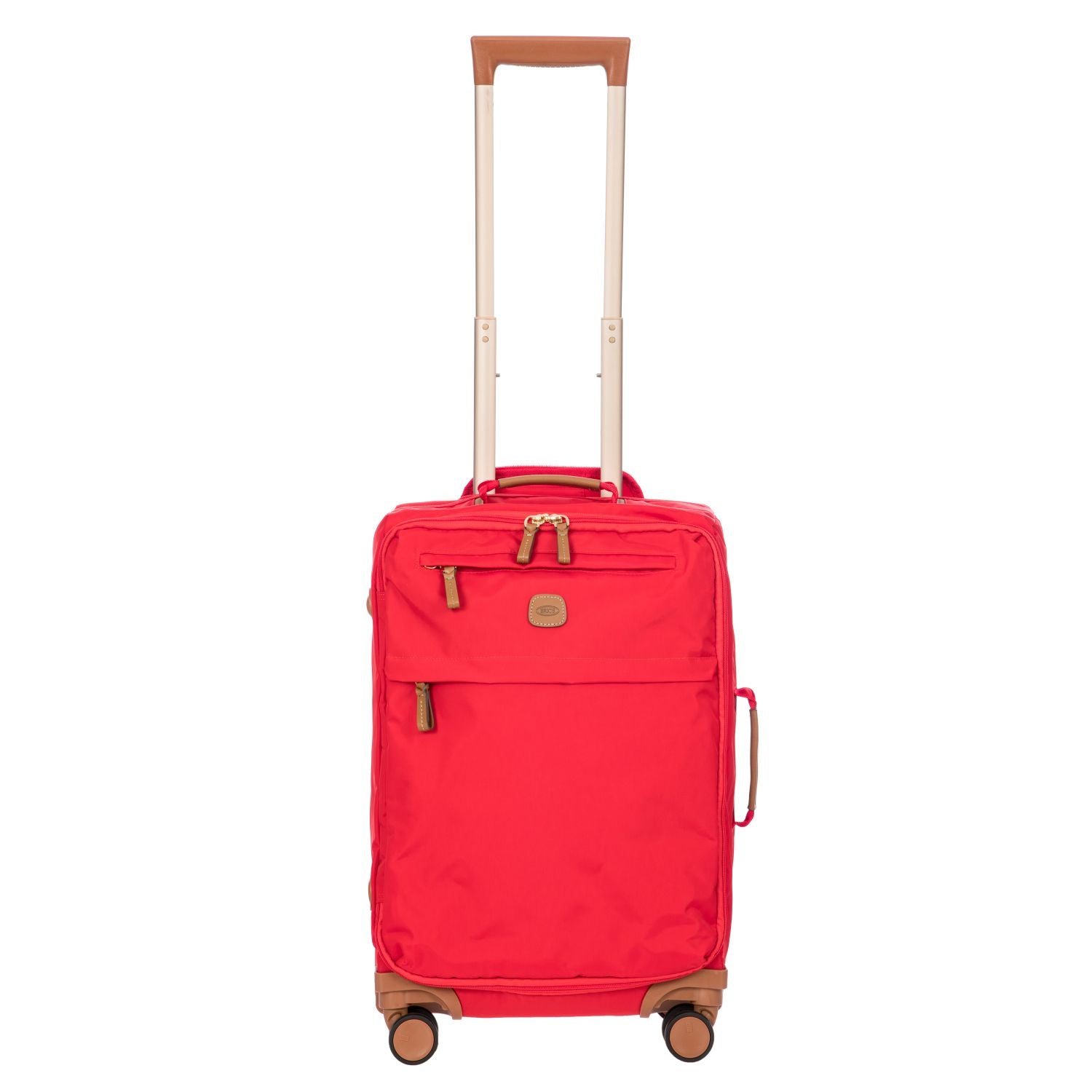 BRIC'S X-Travel 22" Carry On Luggage With Front Access Opening Spinner (Geranium)