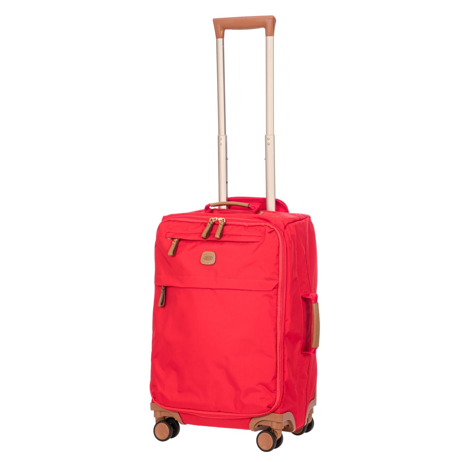 BRIC'S X-Travel 22" Carry On Luggage With Front Access Opening Spinner (Geranium)