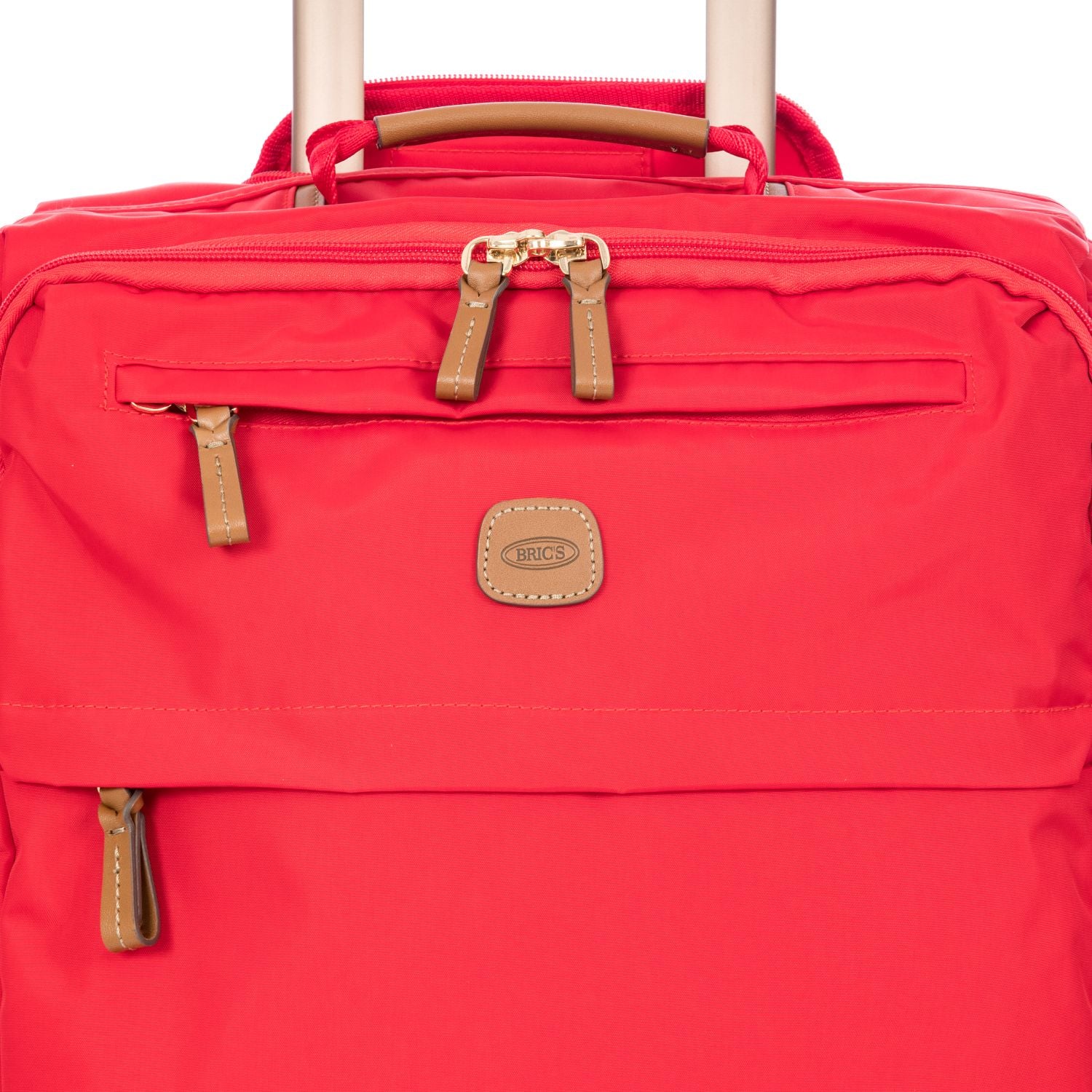 BRIC'S X-Travel 22" Carry On Luggage With Front Access Opening Spinner (Geranium)
