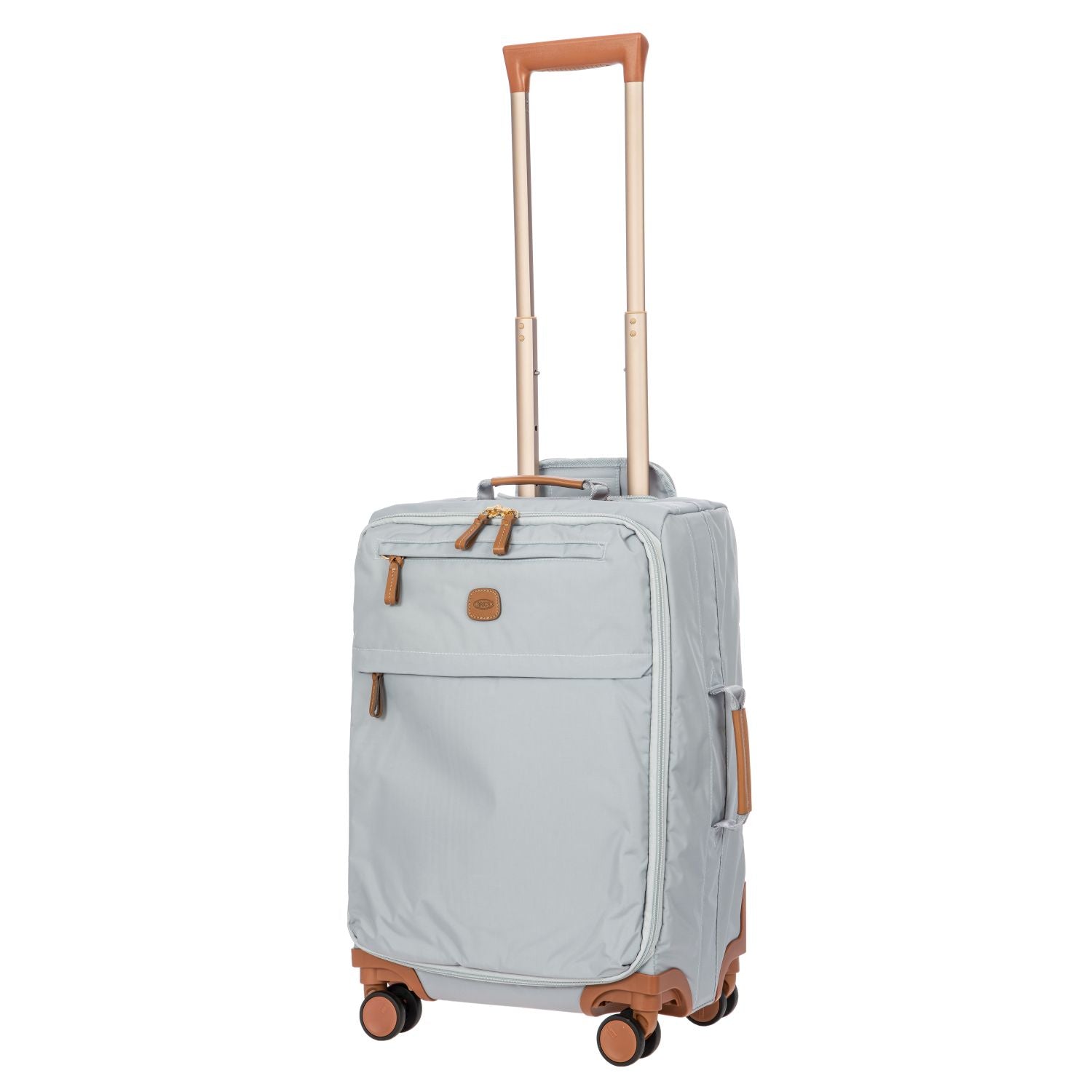BRIC'S X-Travel 22" Carry On Luggage With Front Access Opening Spinner (Grey)