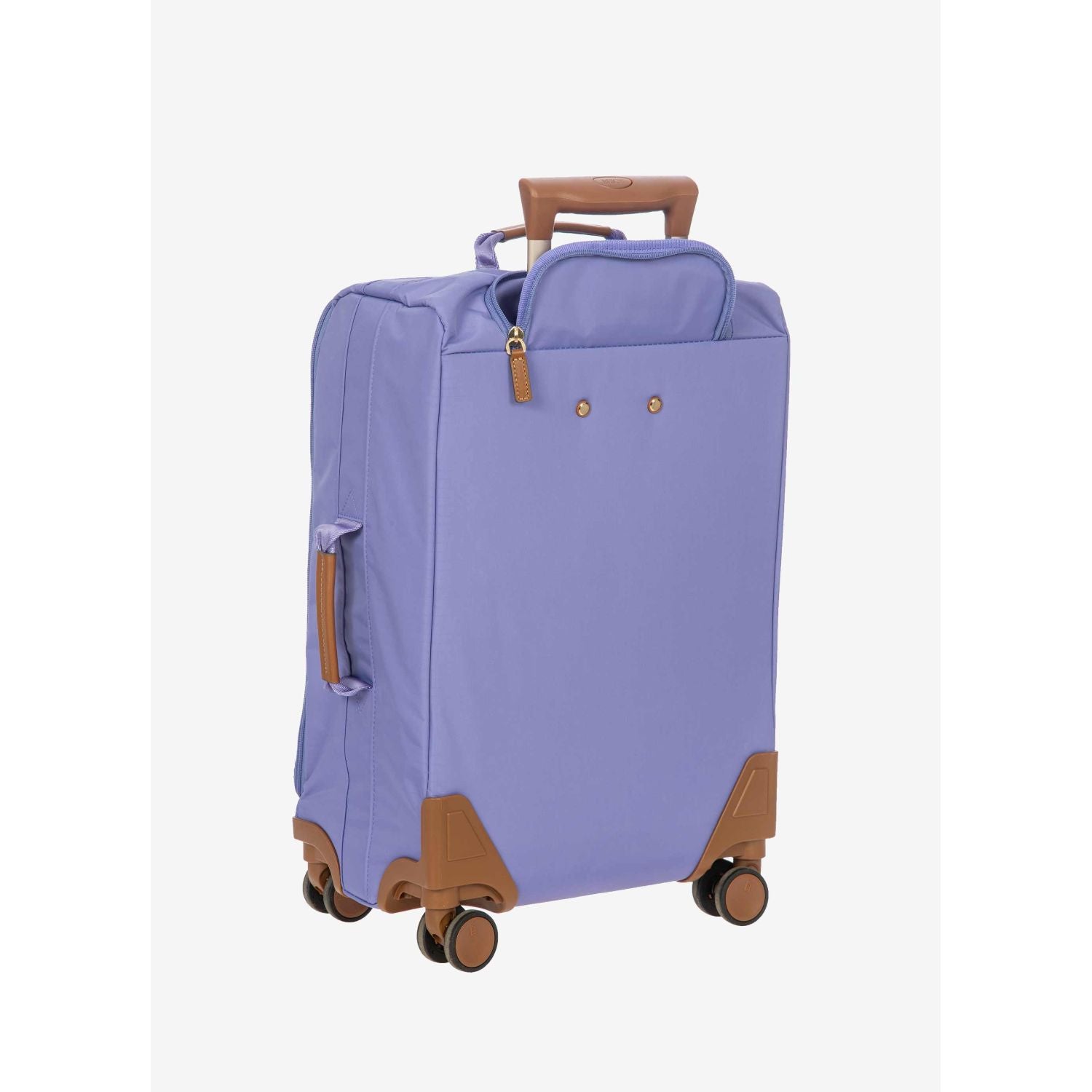 BRIC'S X-Travel 22" Carry On Luggage With Front Access Opening Spinner (Lilac)