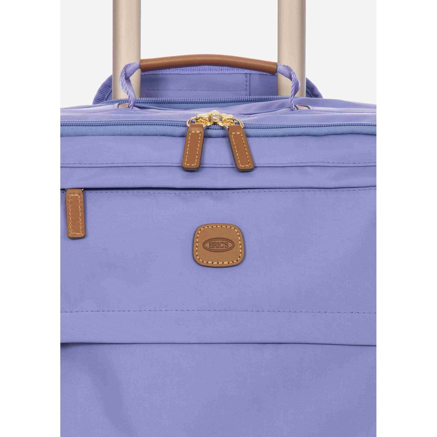 BRIC'S X-Travel 22" Carry On Luggage With Front Access Opening Spinner (Lilac)