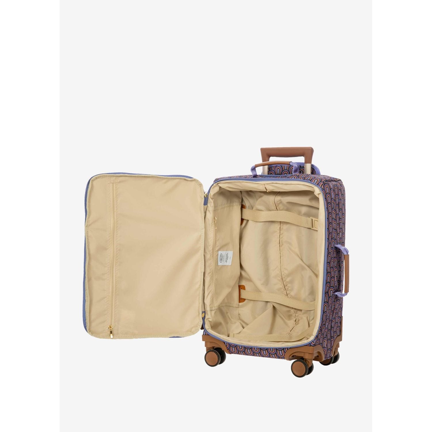 BRIC'S X-Travel 22" Carry On Luggage With Front Access Opening Spinner (Pop)