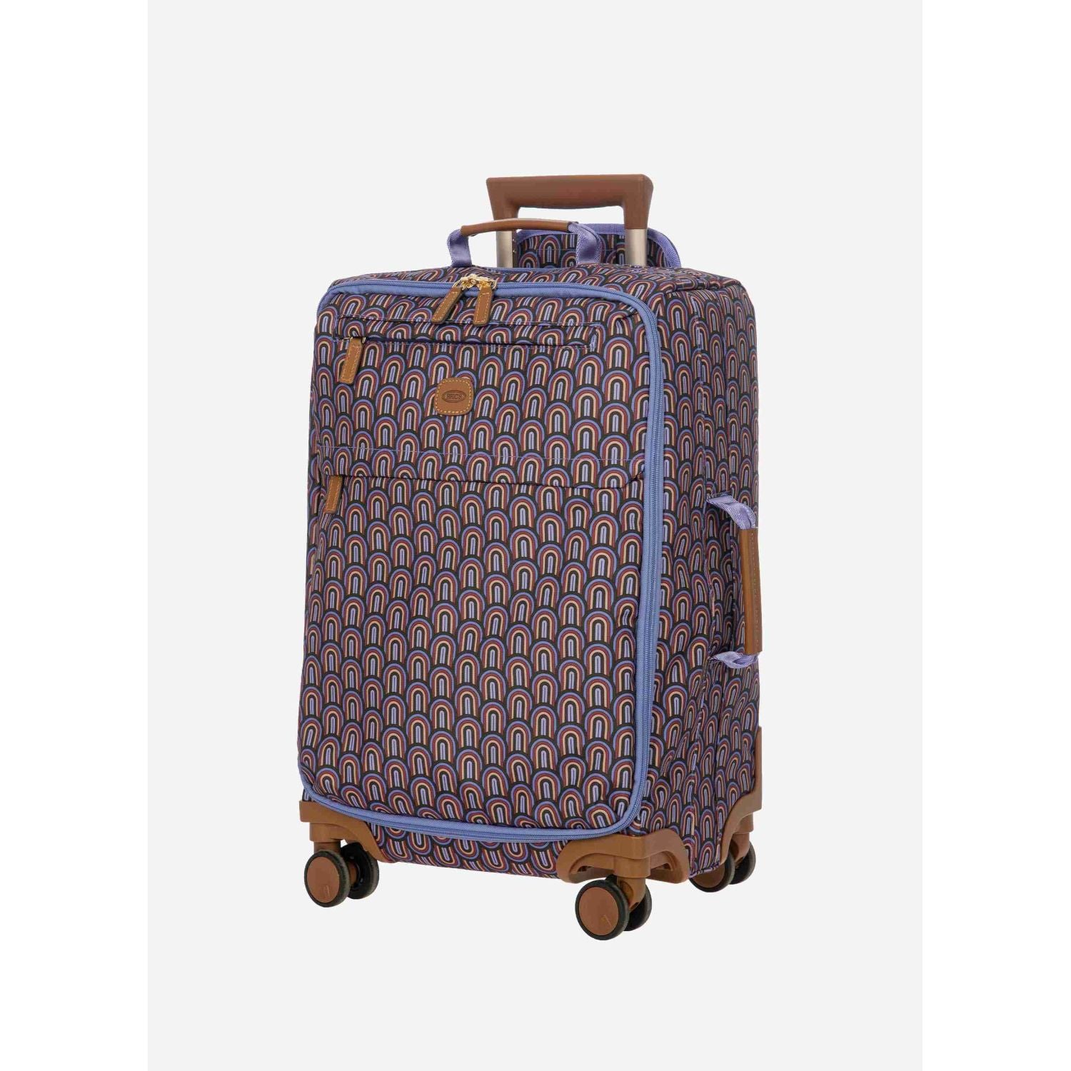 BRIC'S X-Travel 22" Carry On Luggage With Front Access Opening Spinner (Pop)