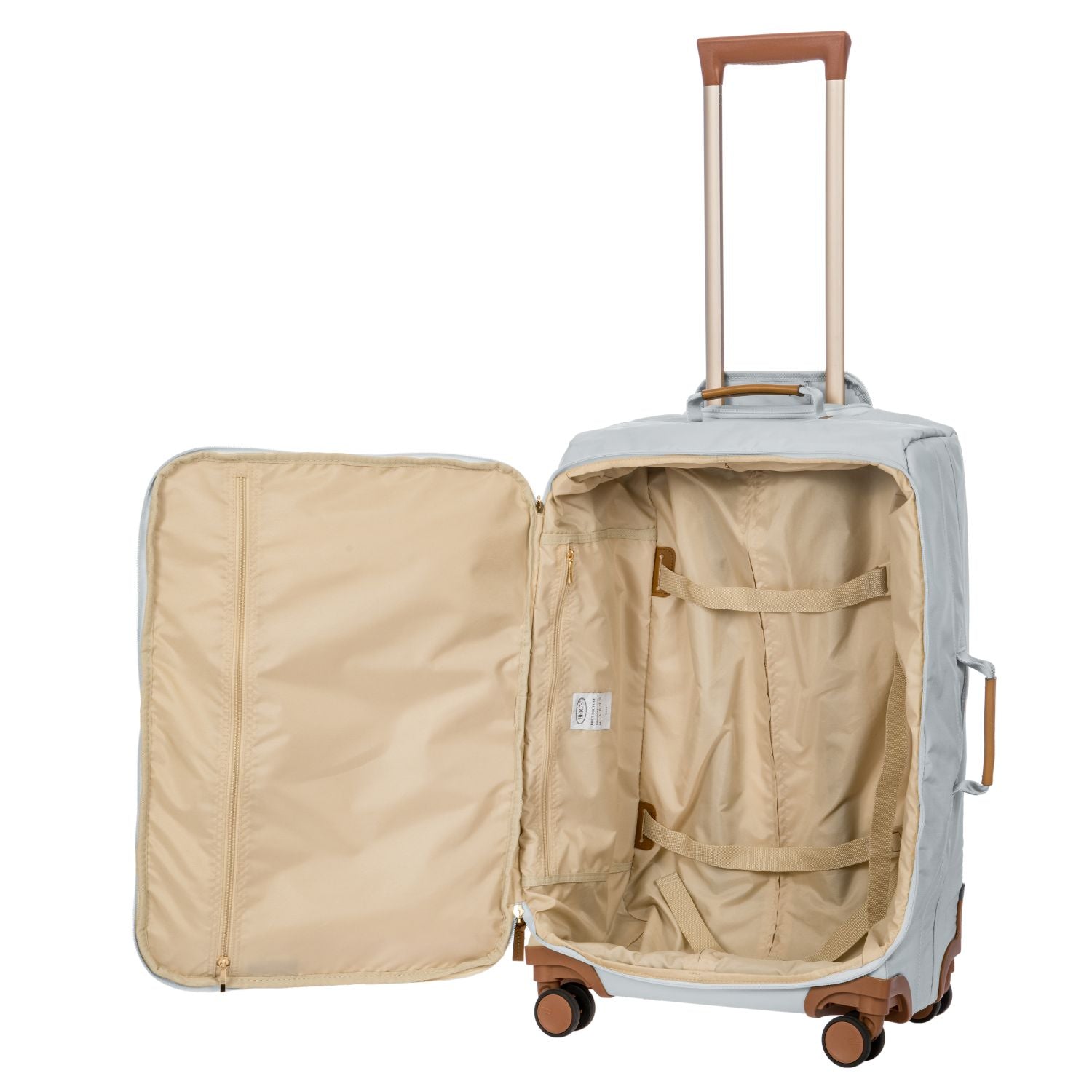 BRIC'S X-Travel 26" Medium Luggage With Front Access Opening Spinner (Grey)