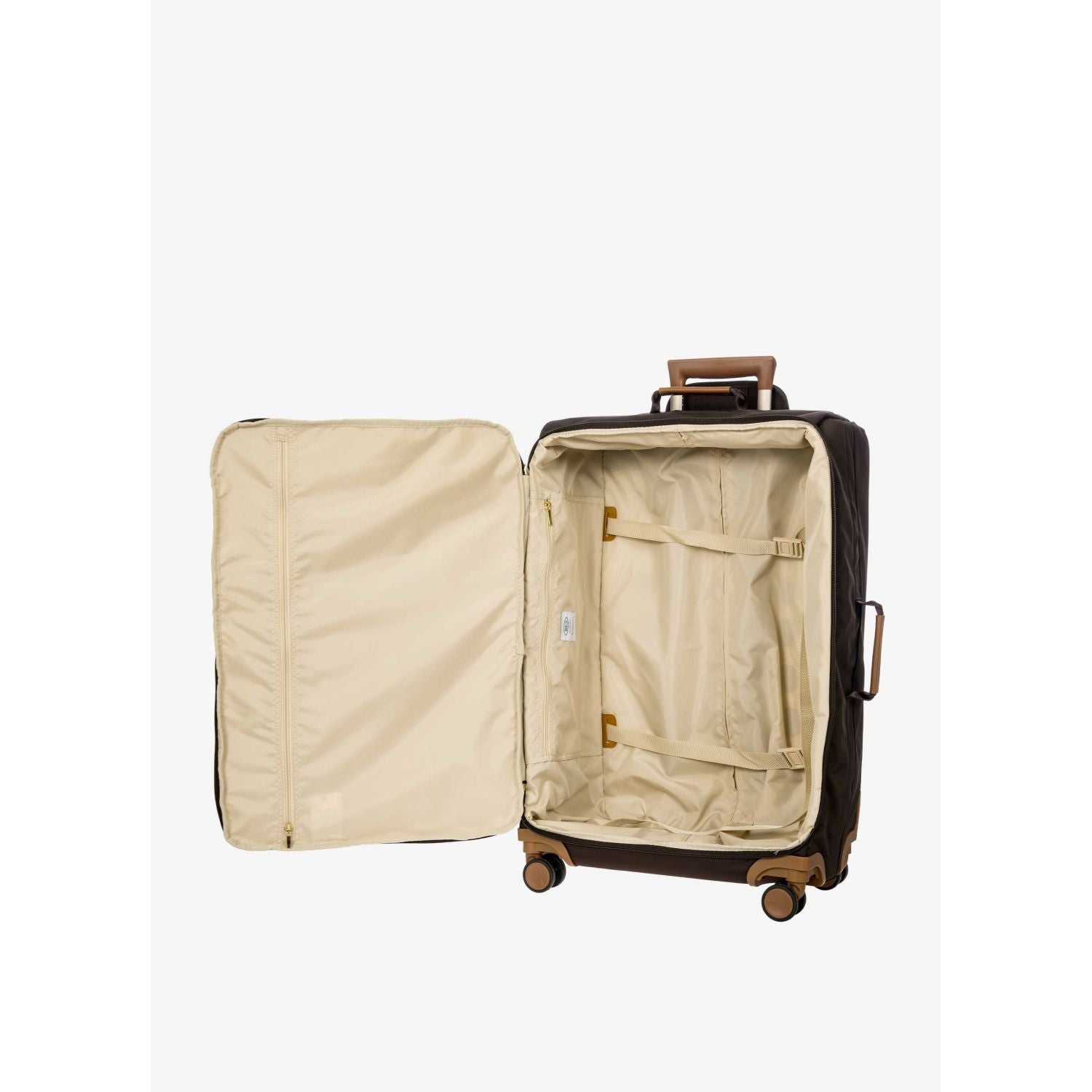 BRIC'S X-Travel 28" Medium Luggage With Front Access Opening Spinner (Brown)