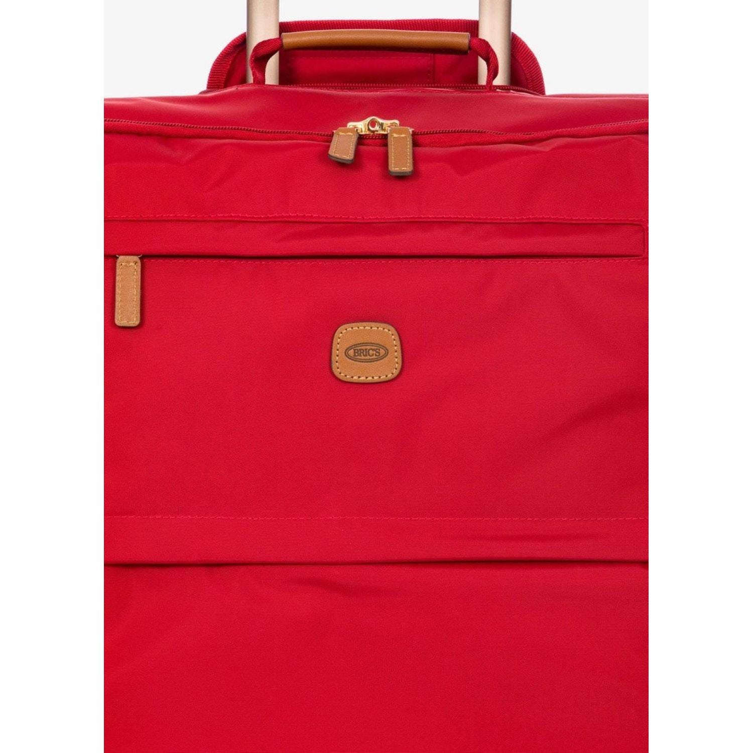 BRIC'S X-Travel 28" Medium Luggage With Front Access Opening Spinner (Red)