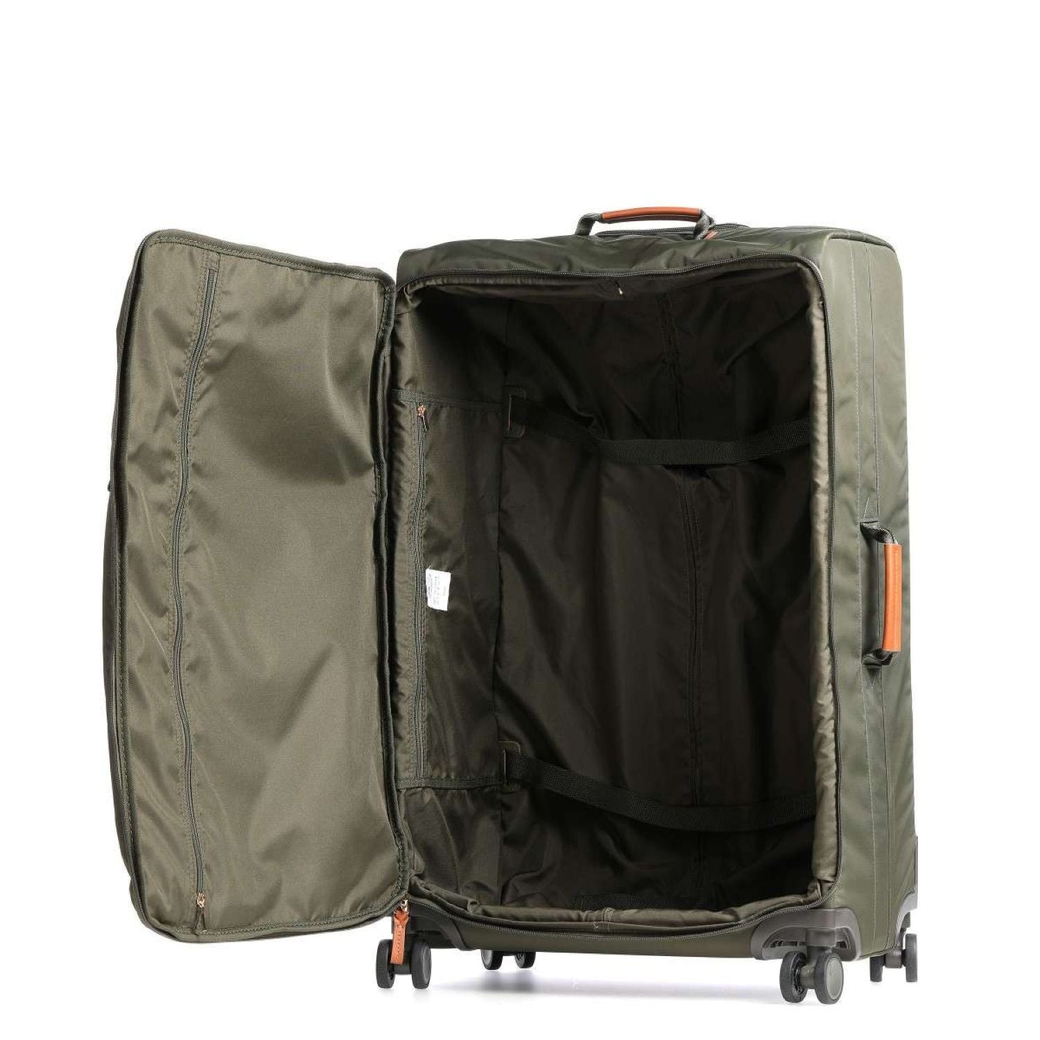 BRIC'S X-Travel 30" Large Luggage With Front Access Opening Spinner (Olive)