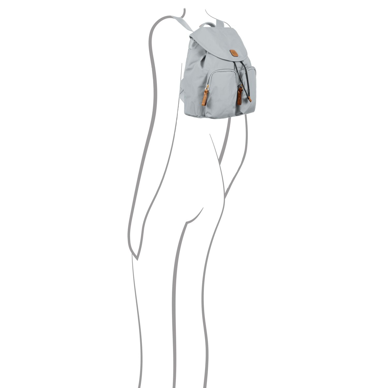 BRIC'S X-Travel City Backpack - Small (Grey)