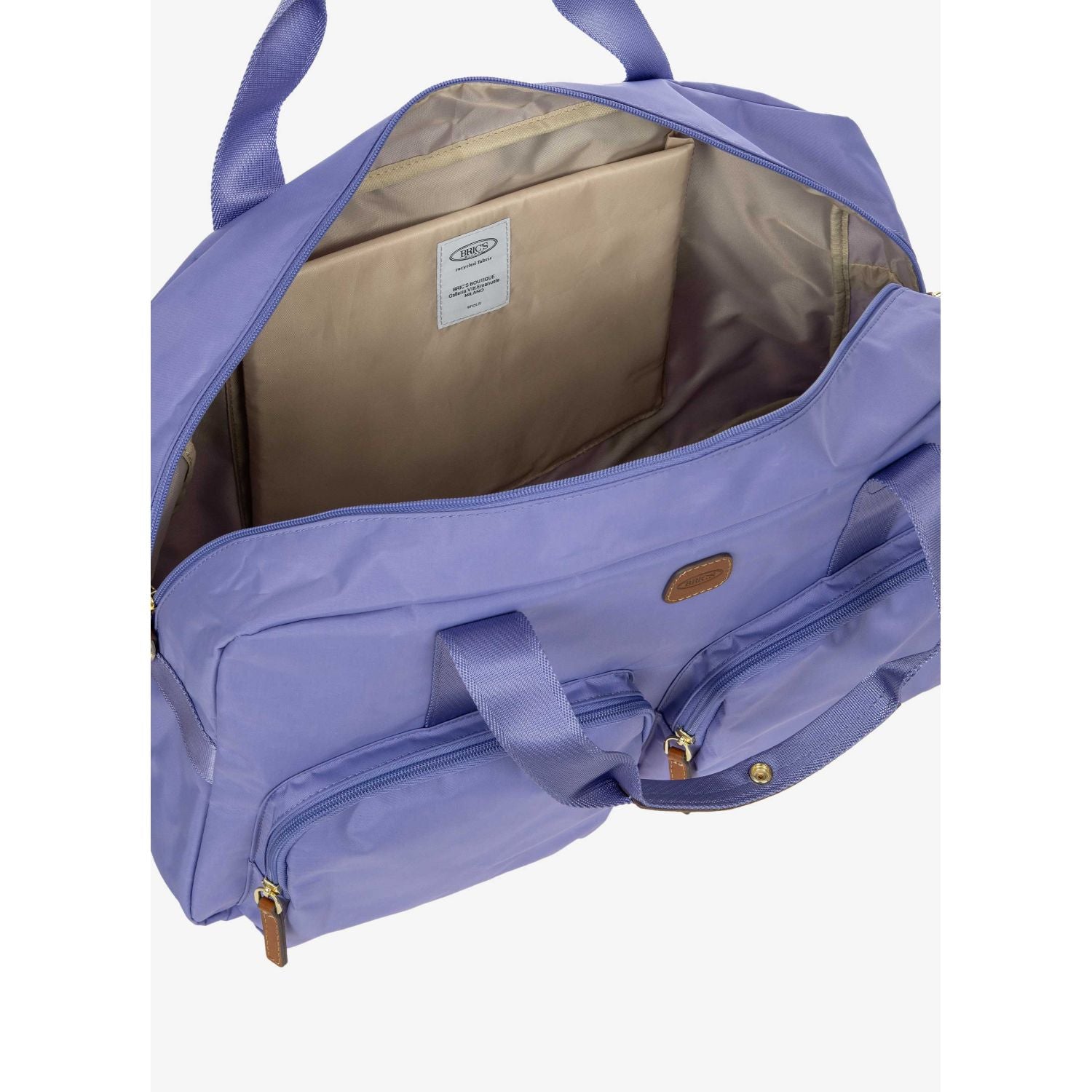BRIC'S X-Travel Holdall Multipocket Duffel Bag - Small (Lilac)