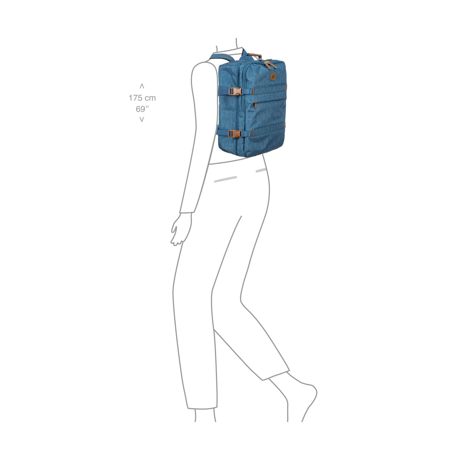 BRIC'S X-Travel Montagne Backpack (Jeans)