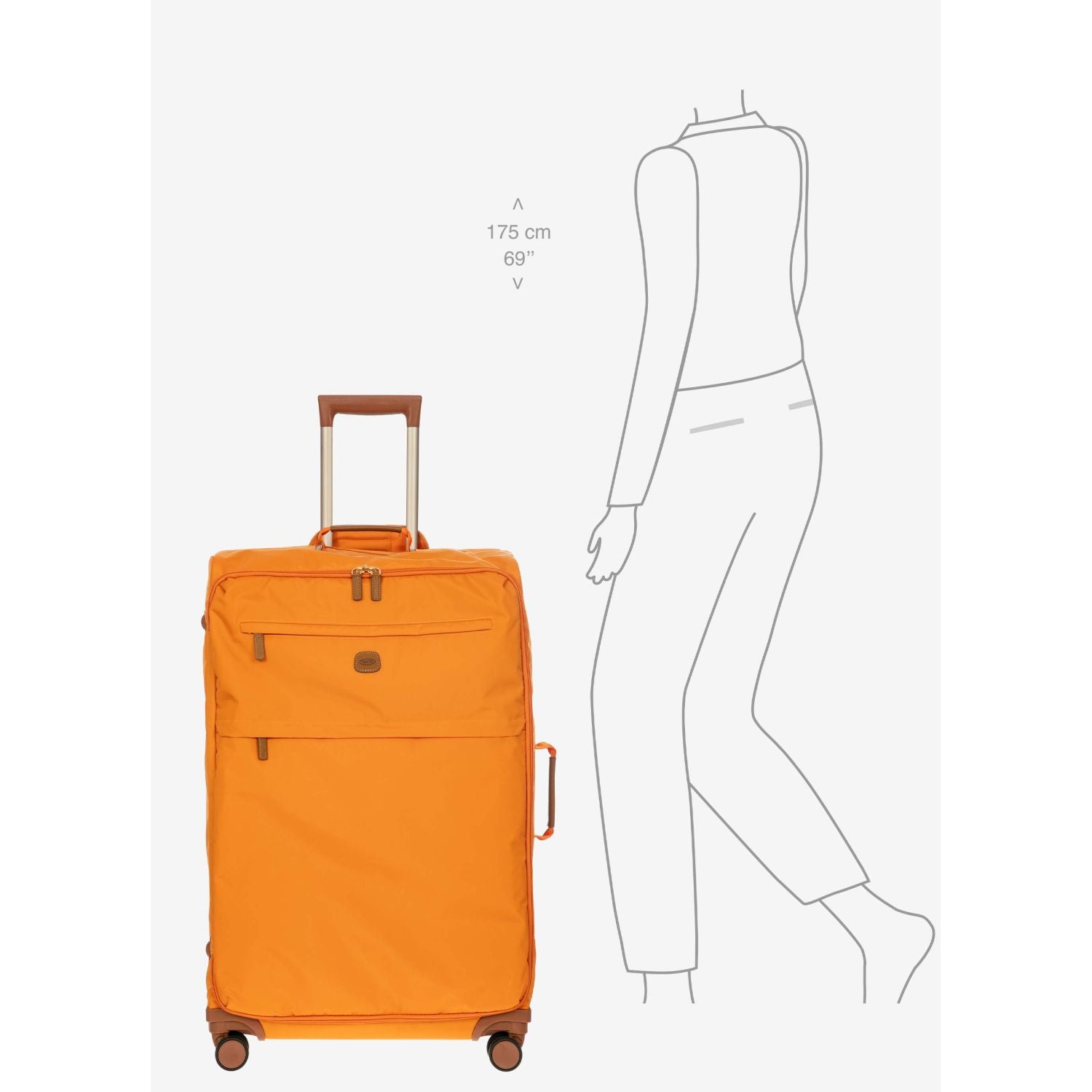BRIC's X-Travel 30" Large Luggage With Front Access Opening Spinner (Sunset)