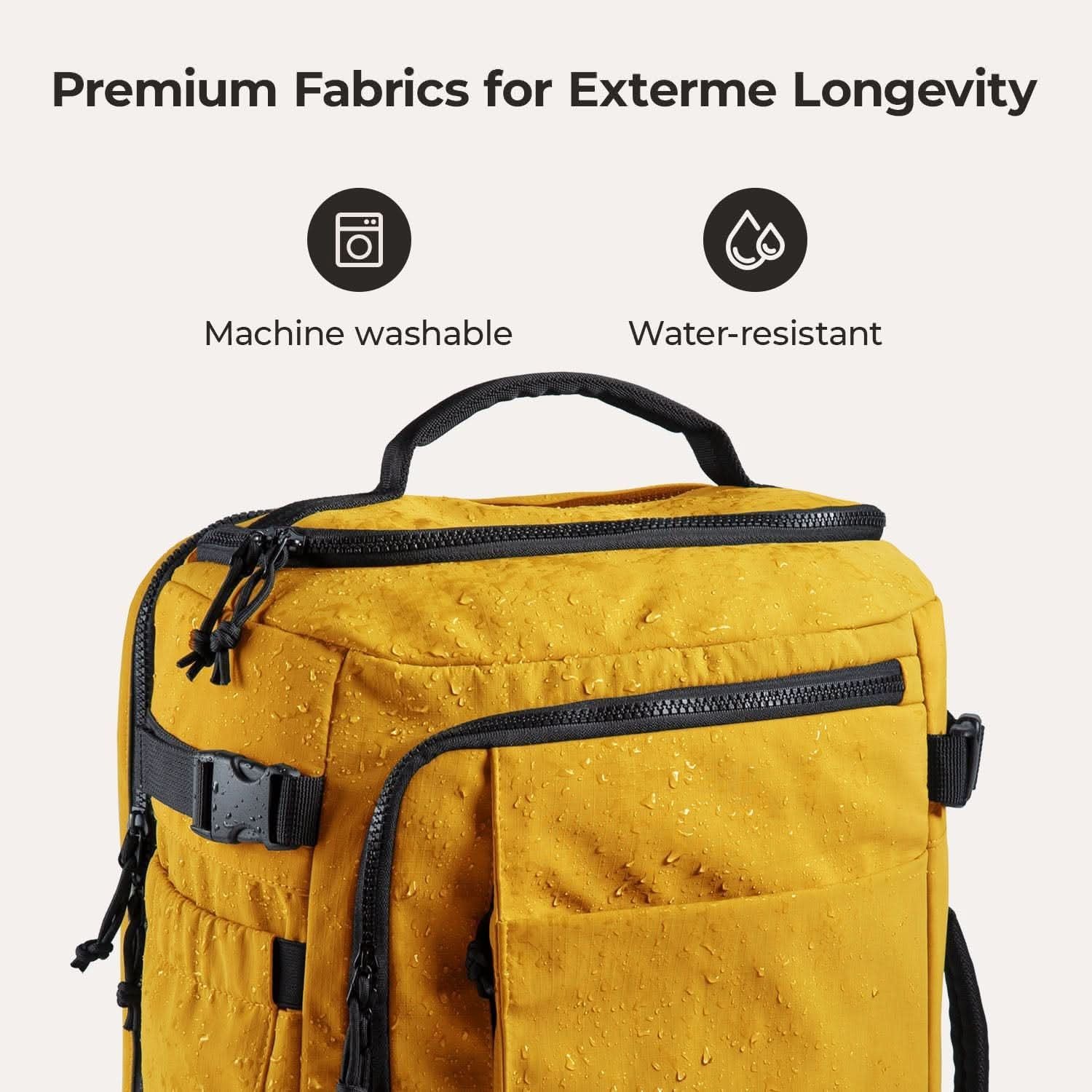 Bagsmart Blast Quick Access Carry On Travel Backpack Standard 28L (Daylily)