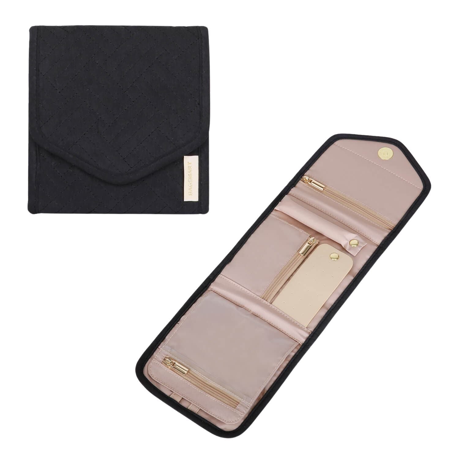 Bagsmart Peri Folding Jewelry Organizer Small (Black)