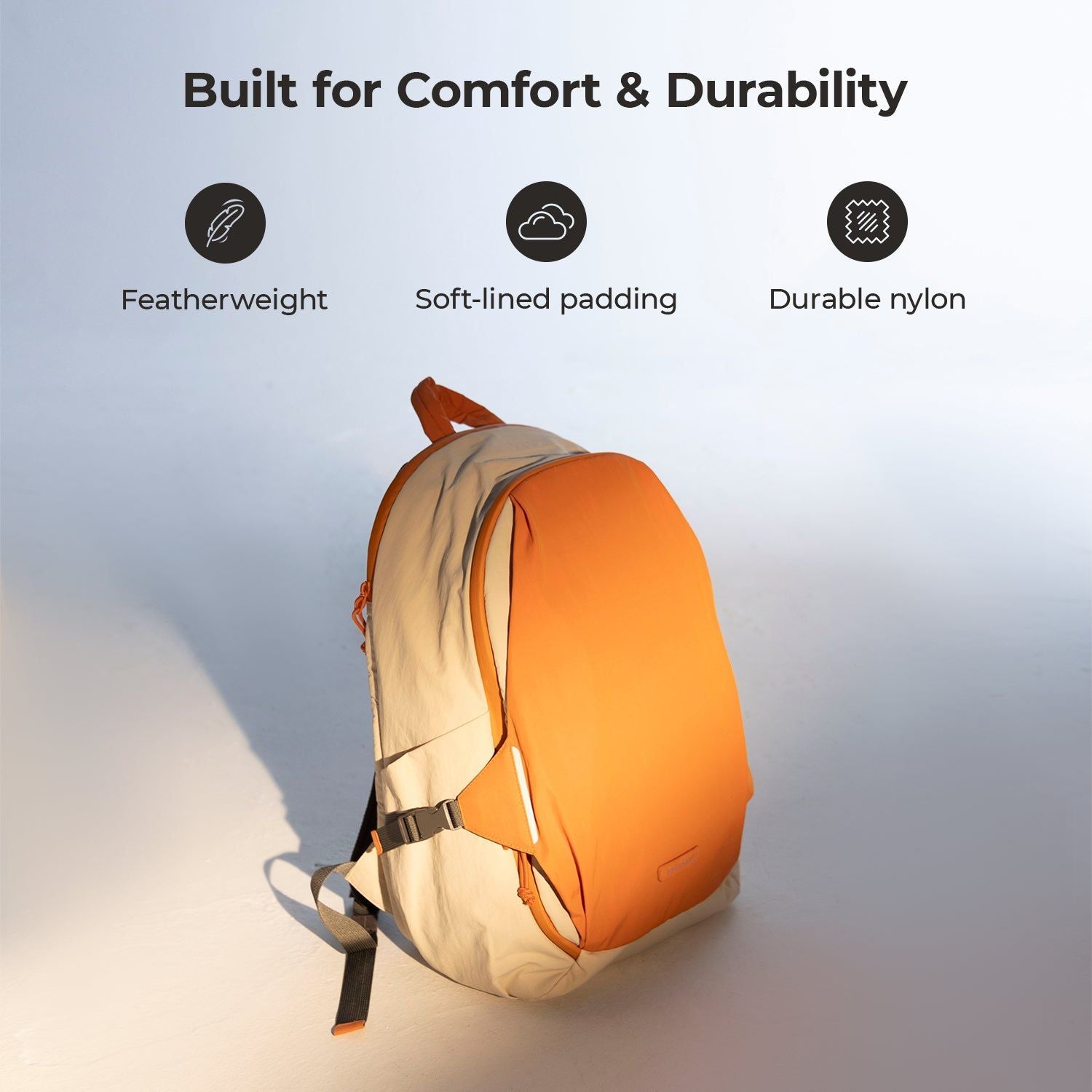 Bagsmart Soar 180 Open Clamshell Travel Backpack 25L Set (Orange)