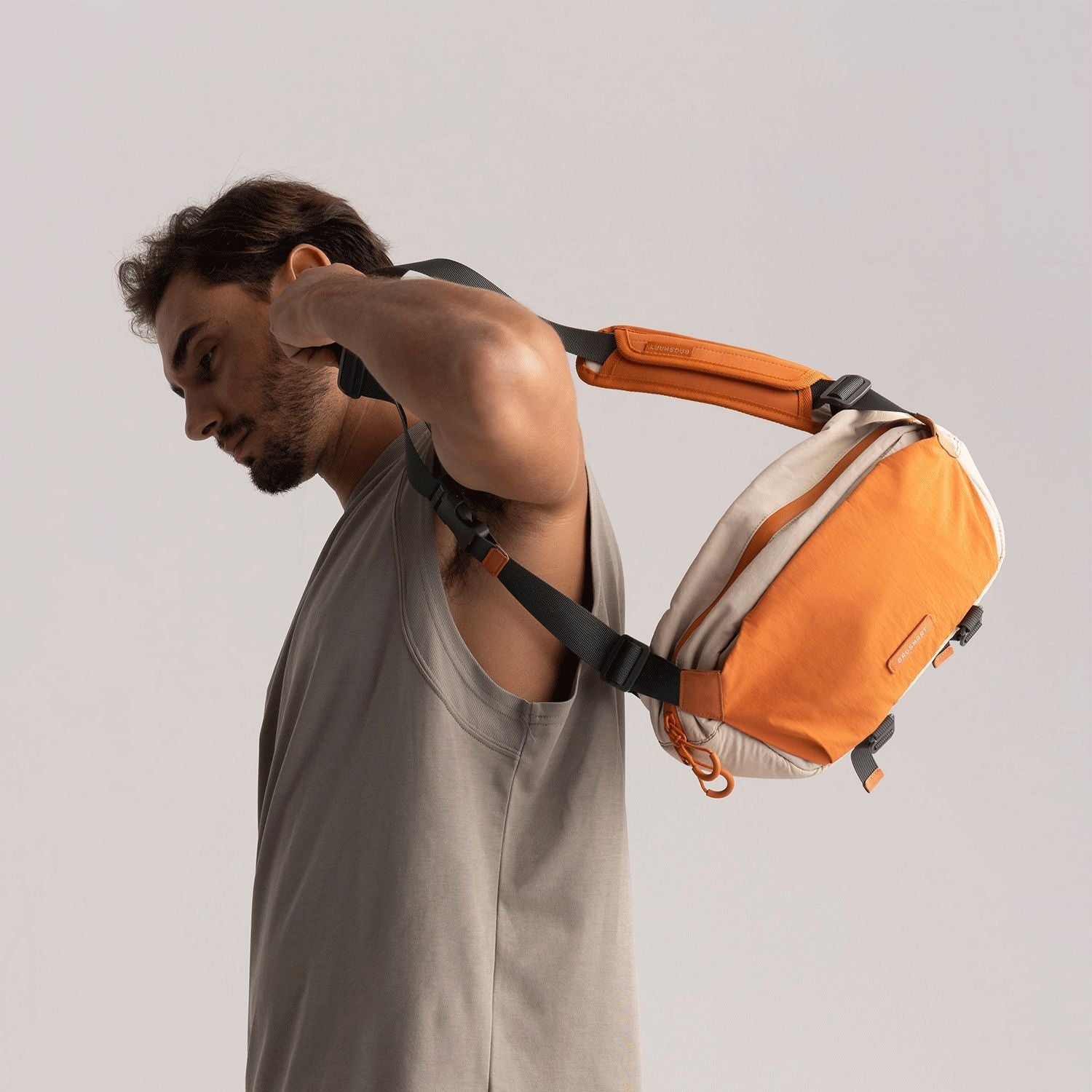Bagsmart Soar Camera Sling Bag With Tripod Holder 6L (Orange)