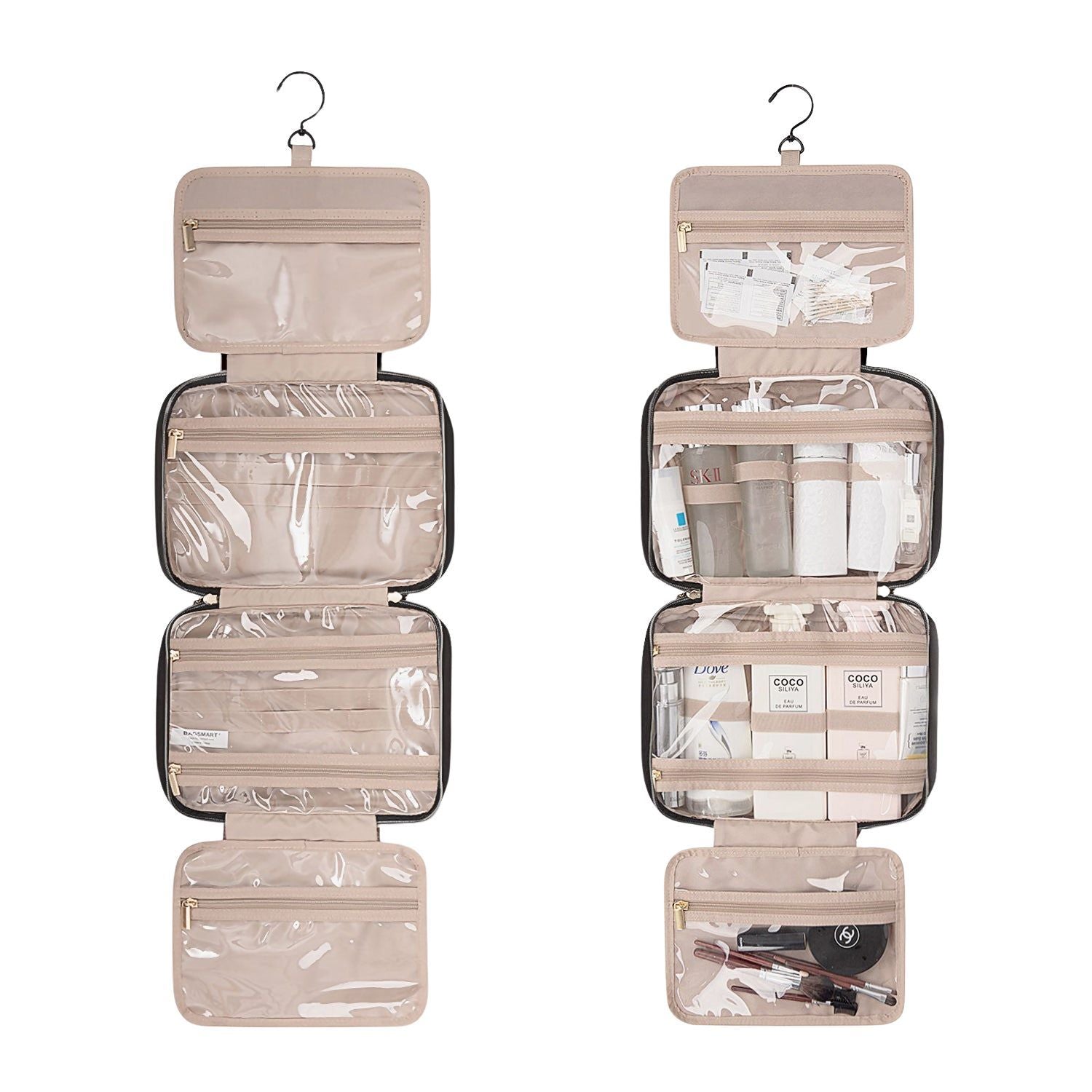 Bagsmart The Space Saver Toiletry Bag Medium (Black)