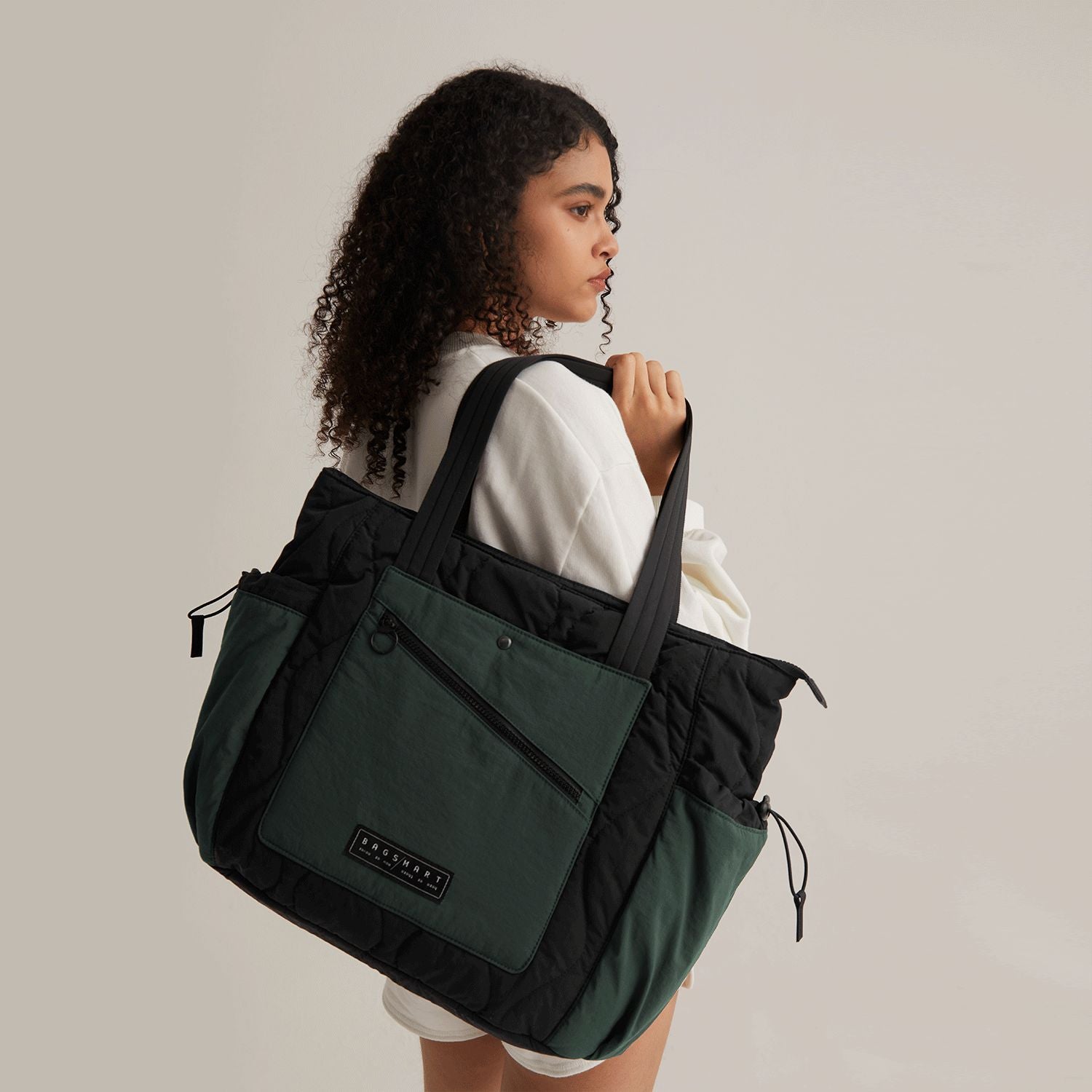 Bagsmart Vega Featherlight Tote Bag 23L (Black)