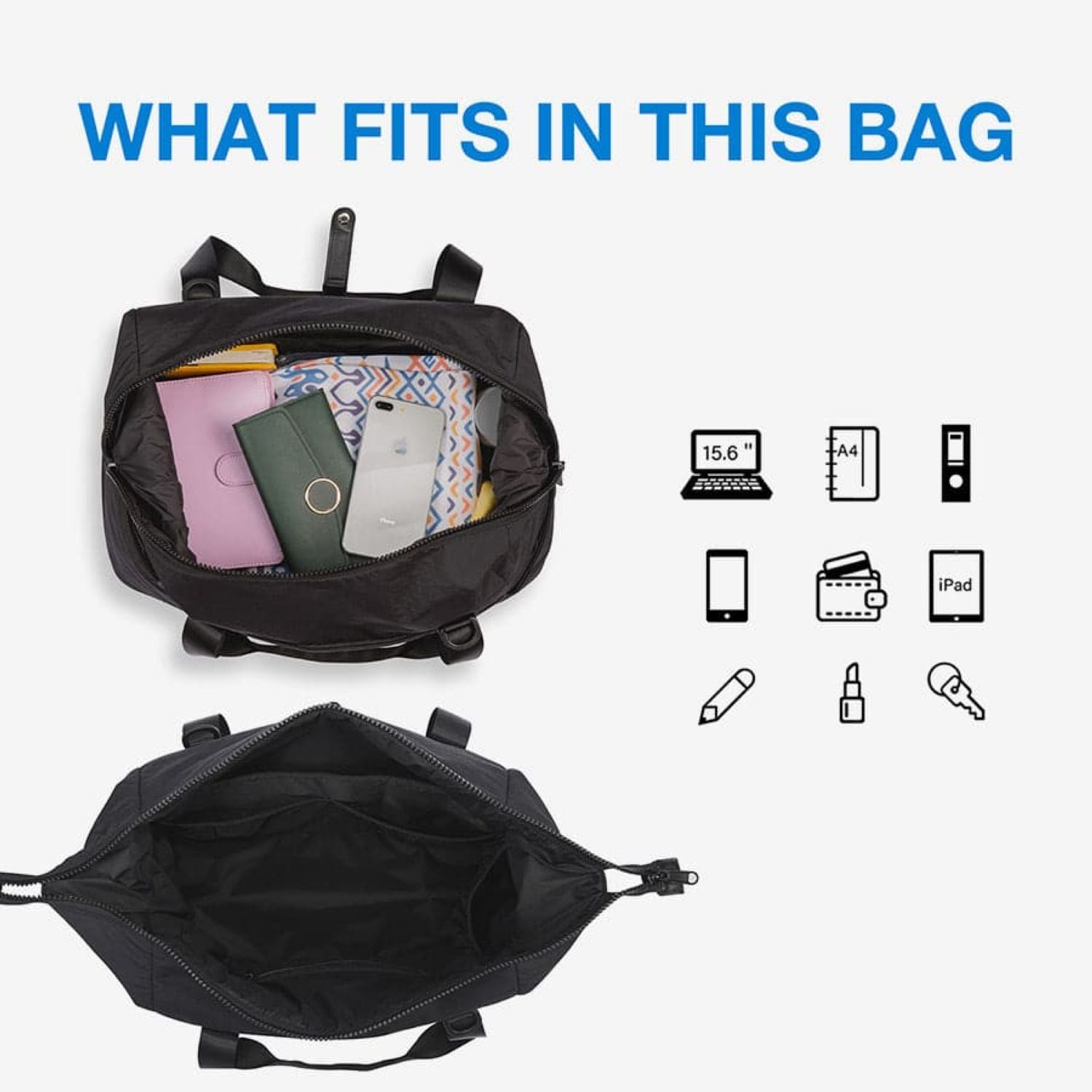 Bagsmart Zoraesque Duffel (Black)