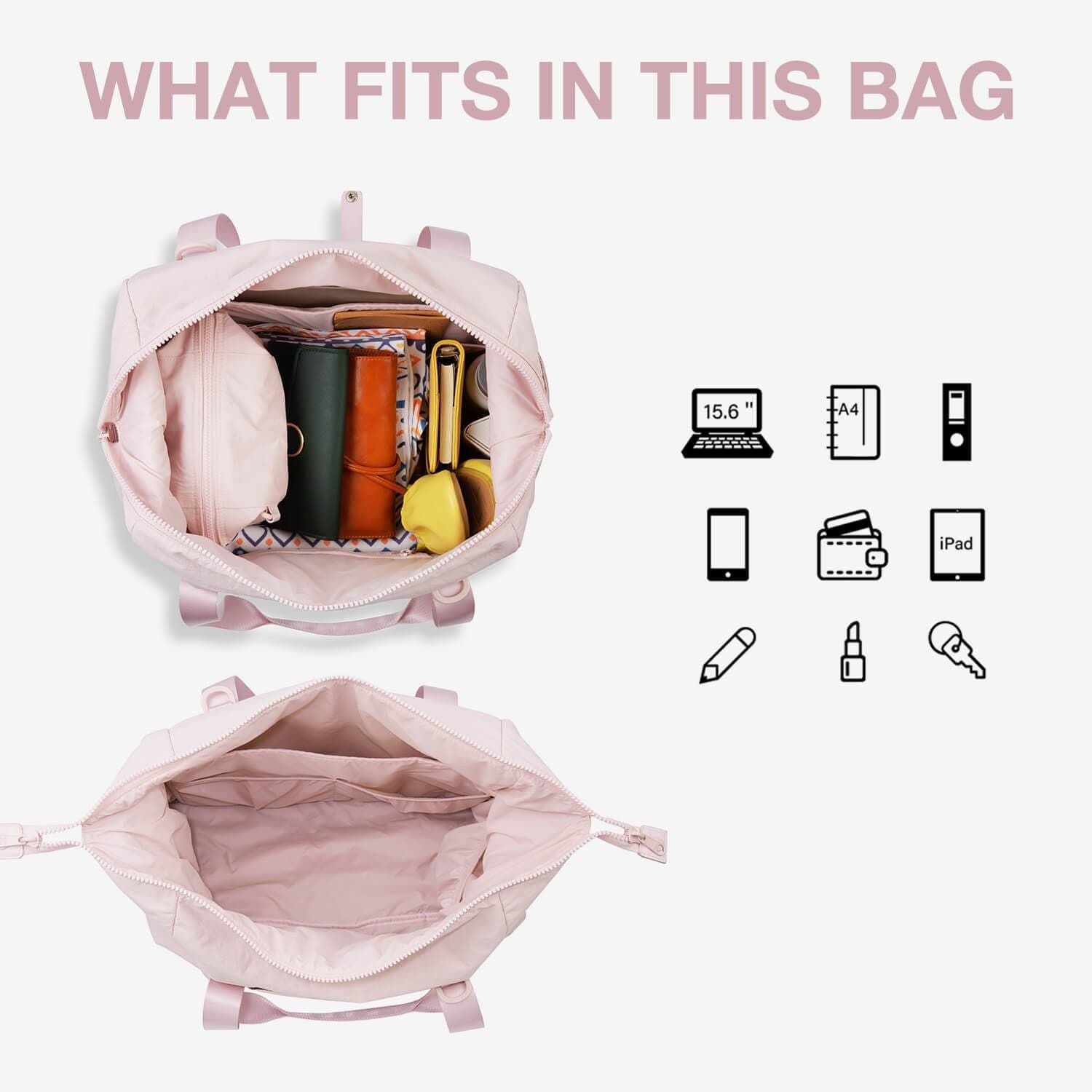 Bagsmart Zoraesque Duffel (Pink)