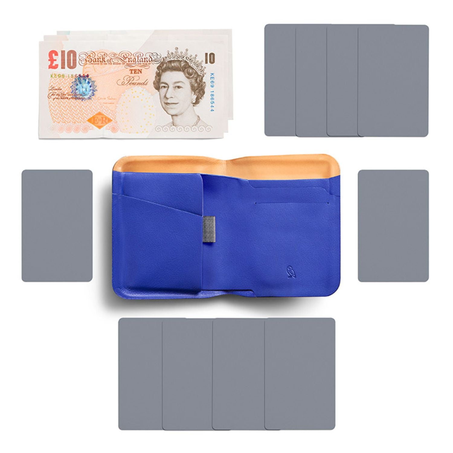 Bellroy Apex Note Sleeve - Pepperblue