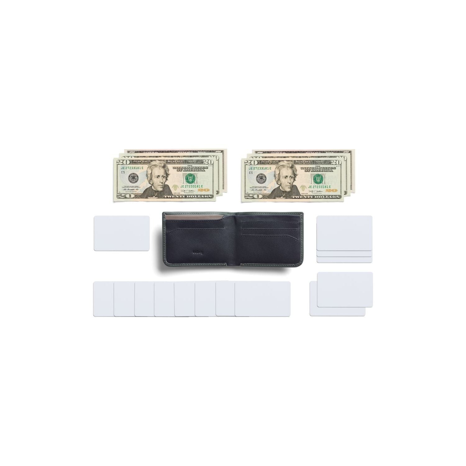 Bellroy Hide & Seek Wallet LO (RFID Protected) - Everglade