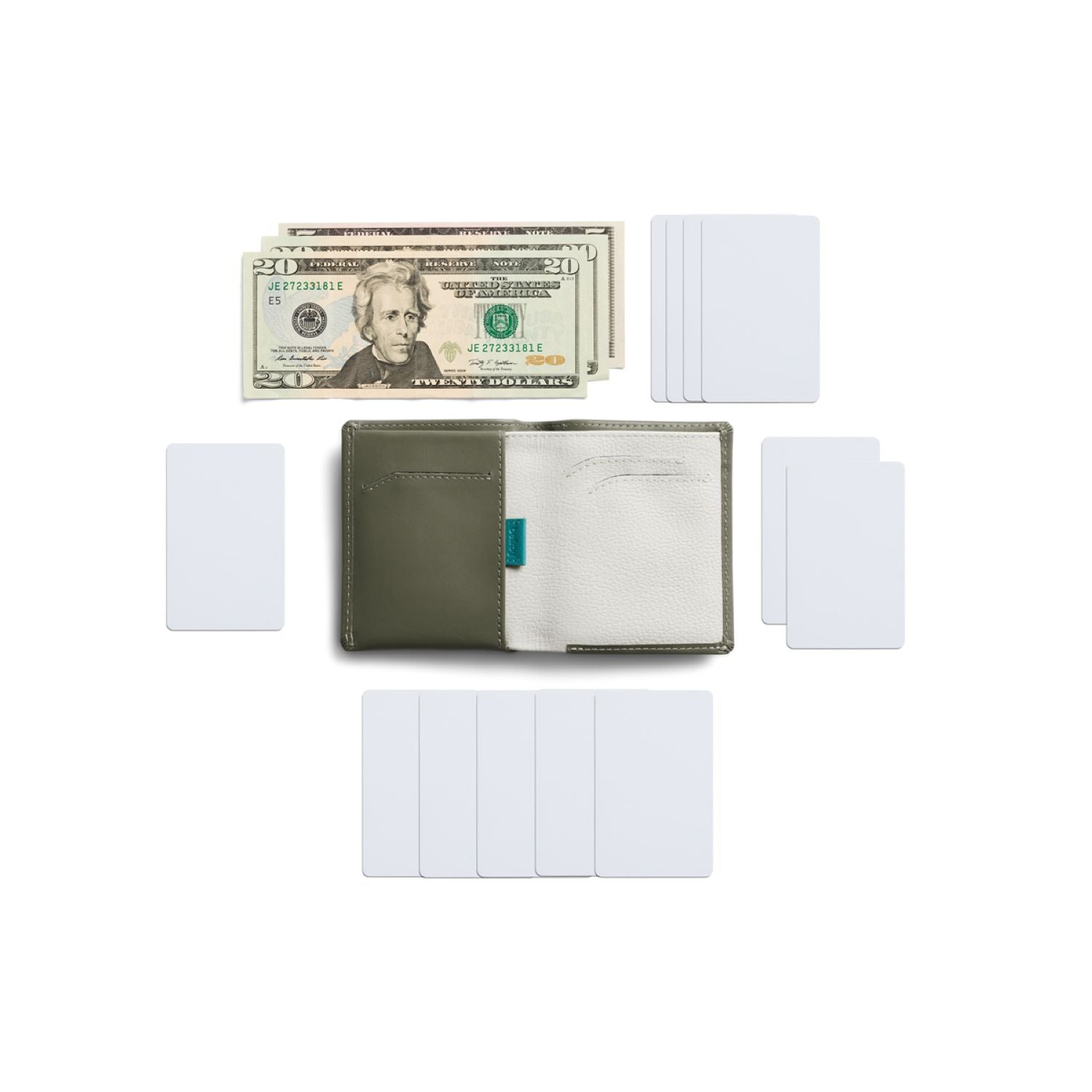 Bellroy Note Sleeve Wallet (RFID Protected) - Willow