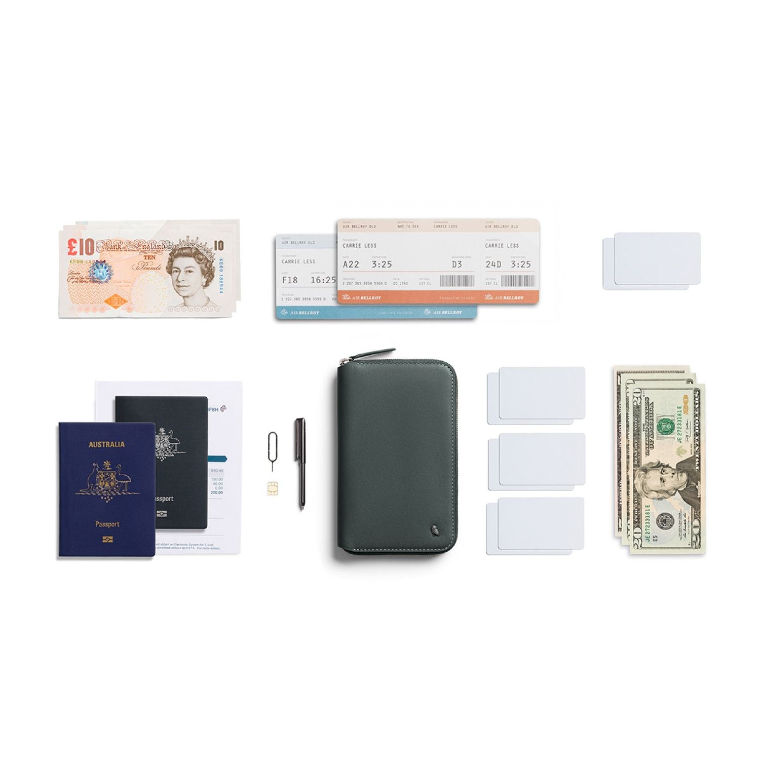 Bellroy Travel Folio (Second Edition) - Everglade