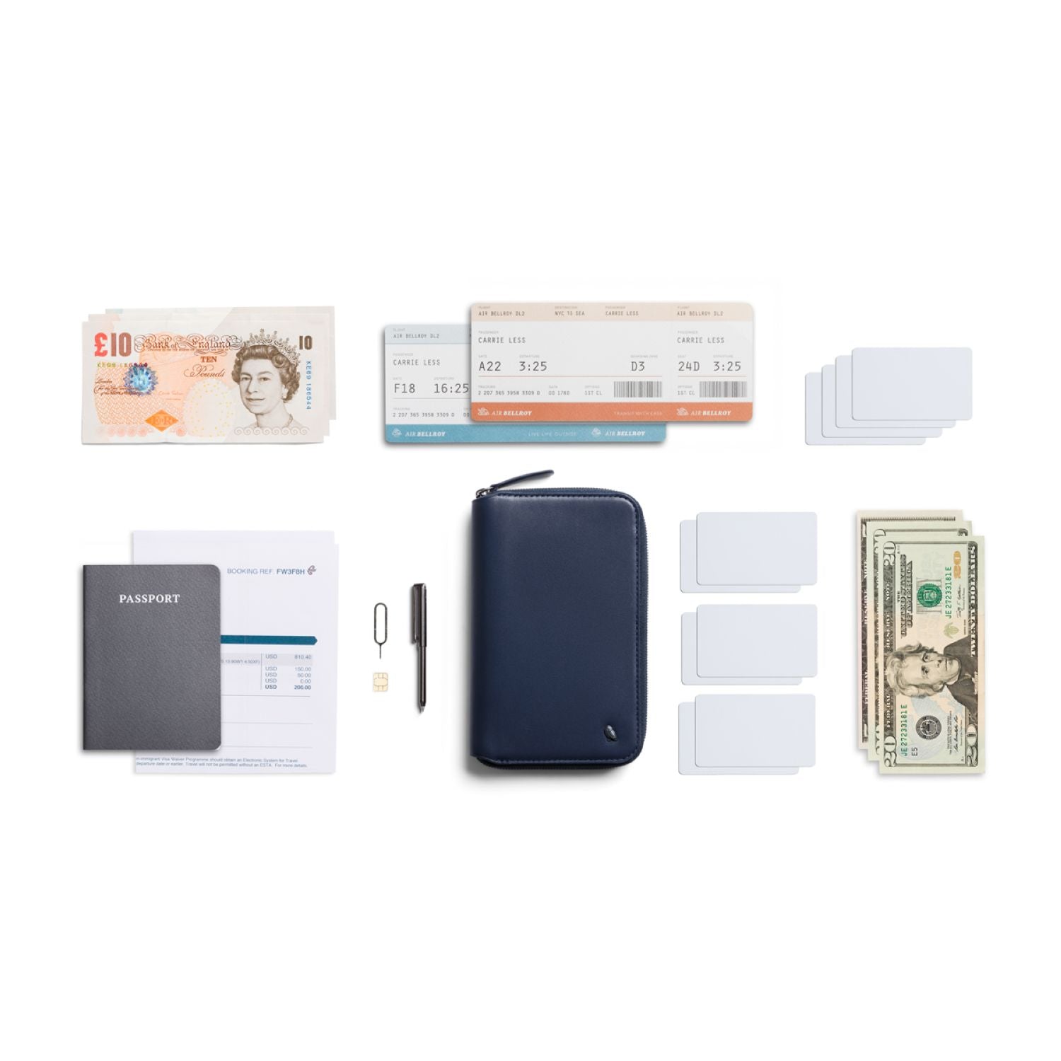 Bellroy Travel Folio (Second Edition) - Navy