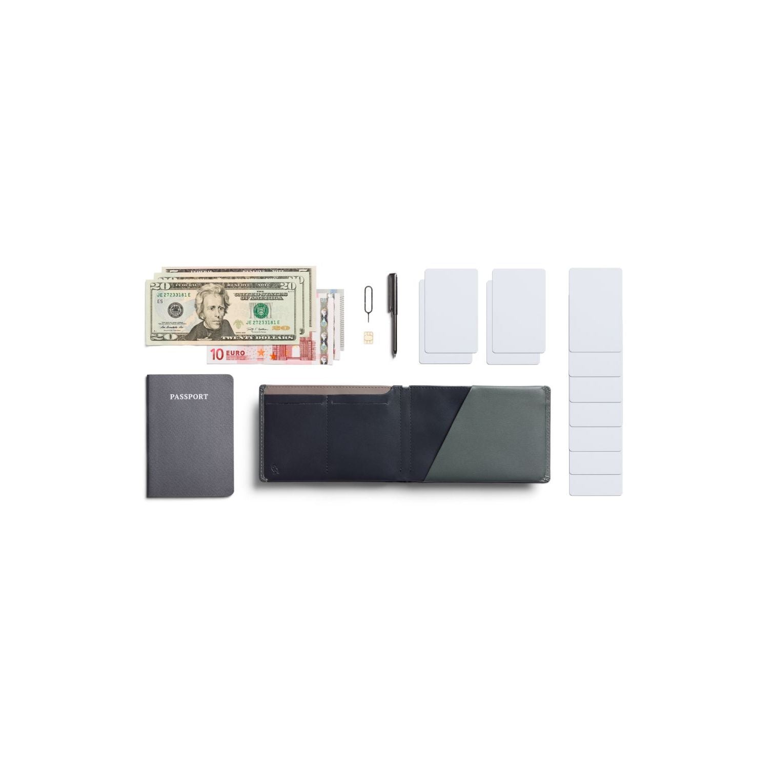 Bellroy Travel Wallet (RFID Protected) - Everglade