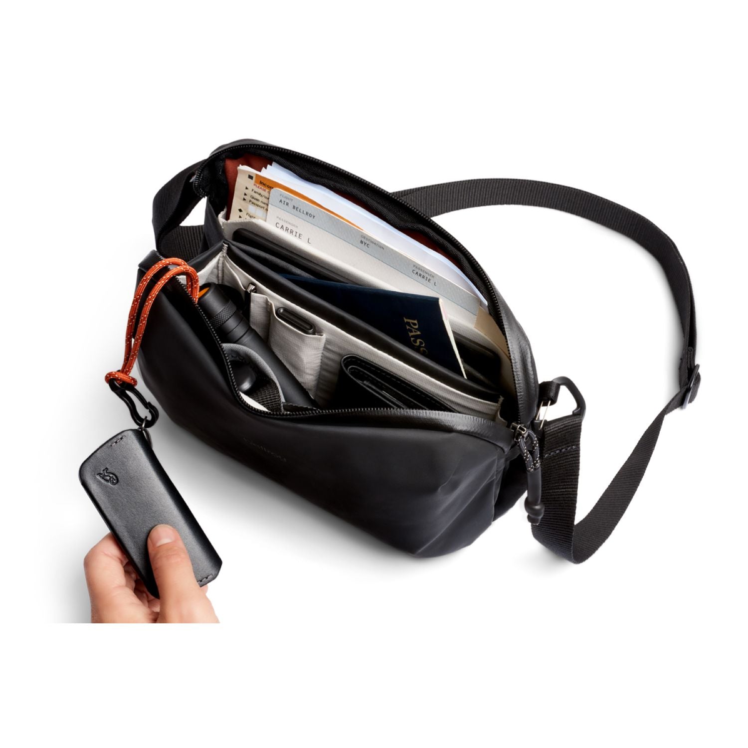 Bellroy Venture Travel Crossbody - Jet Black