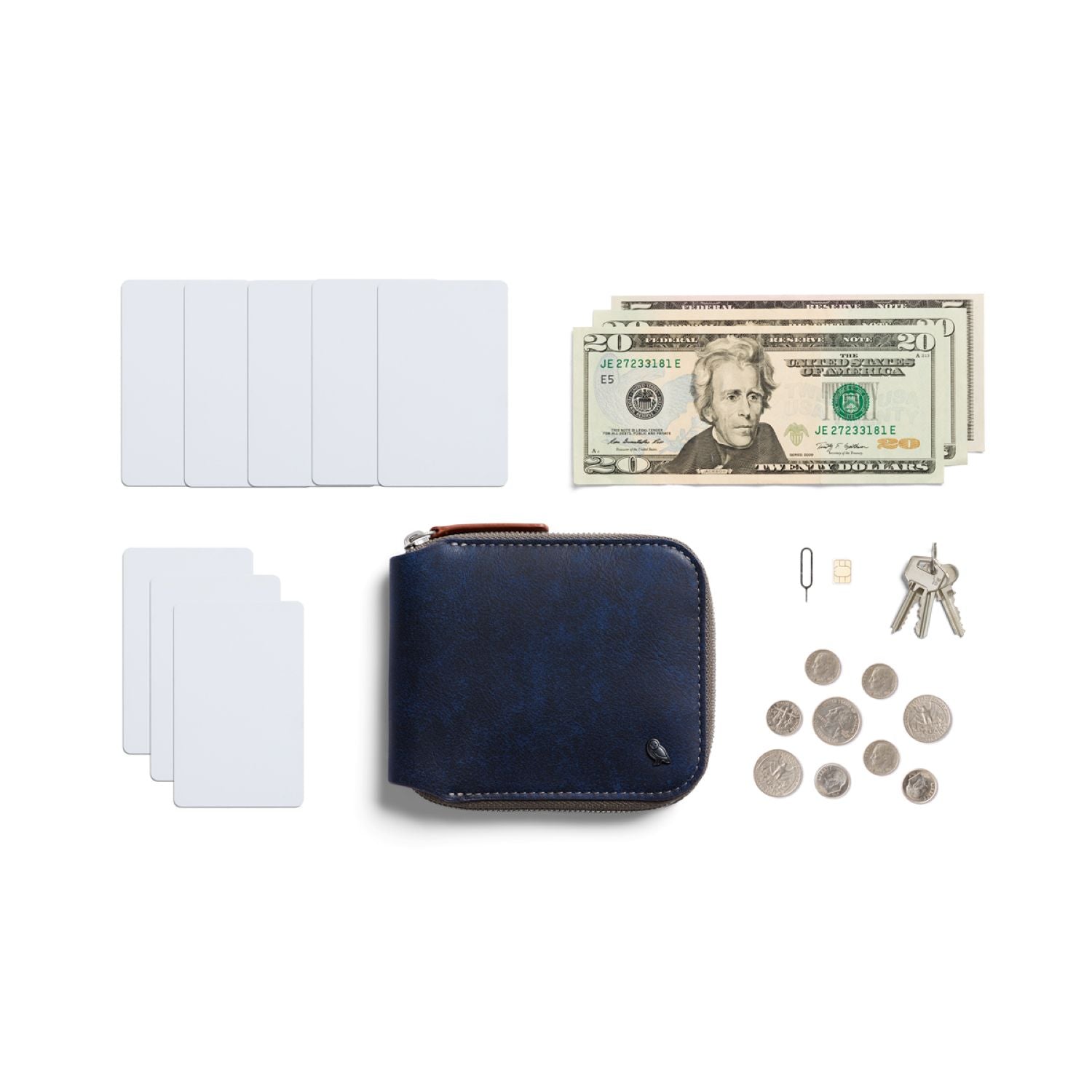 Bellroy Zip Wallet - Ocean