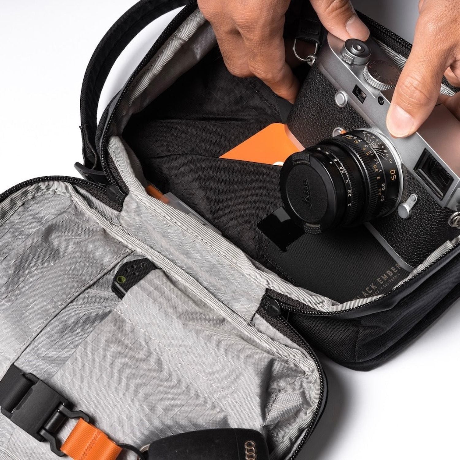 Black Ember (Limited Edition) Kompak Sling Bag 5L - Slate Blue