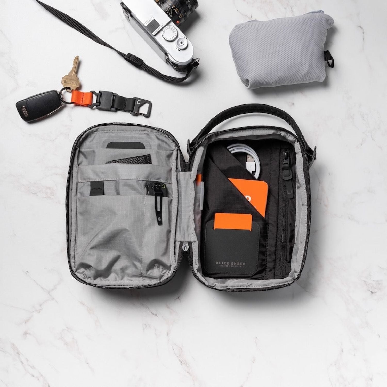 Black Ember (Limited Edition) Kompak Sling Bag 5L - Slate Blue