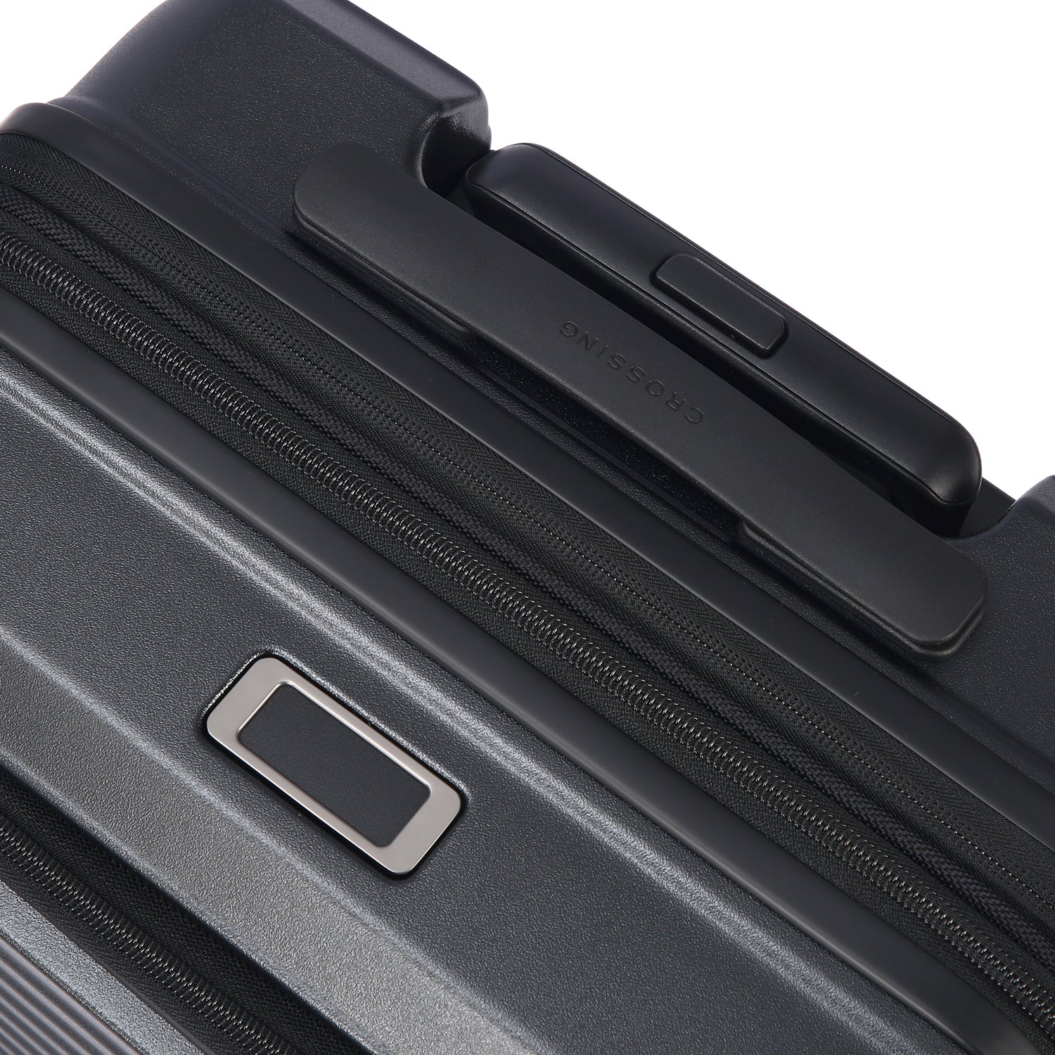 CROSSING INVI 20" Carry On Expandable Luggage With Front & Middle Access V3 - Black