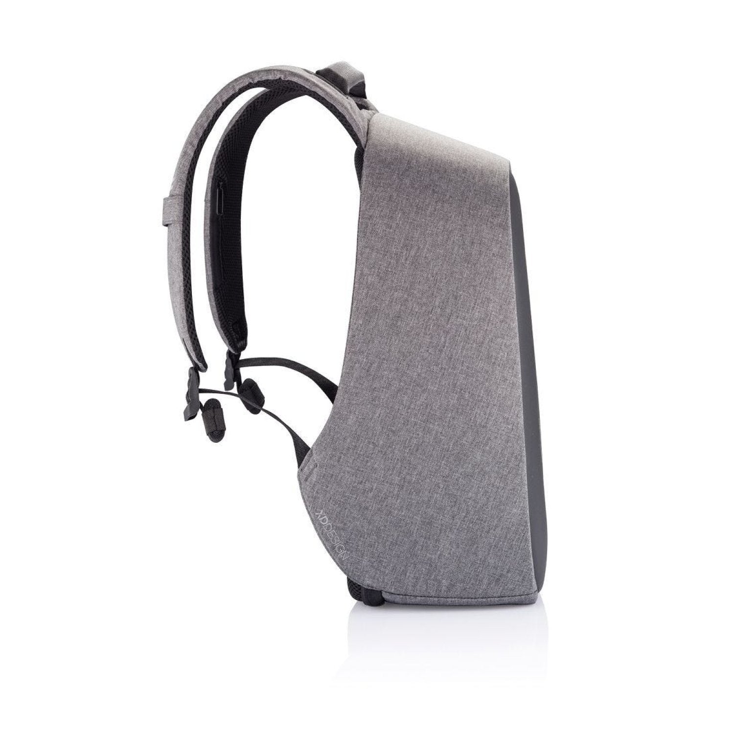 Bobby Hero Small Anti-Theft Backpack - Grey