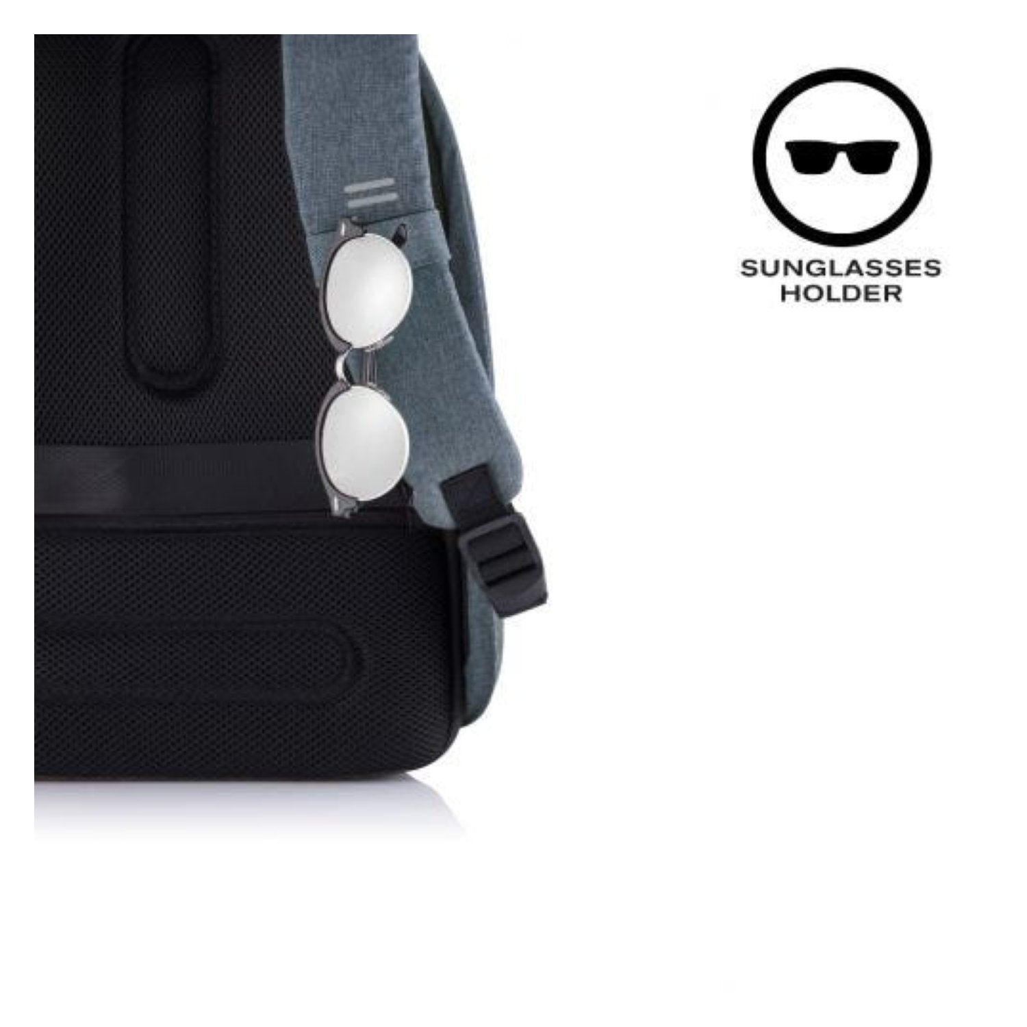 Bobby Hero Small Anti-Theft Backpack - Light Blue