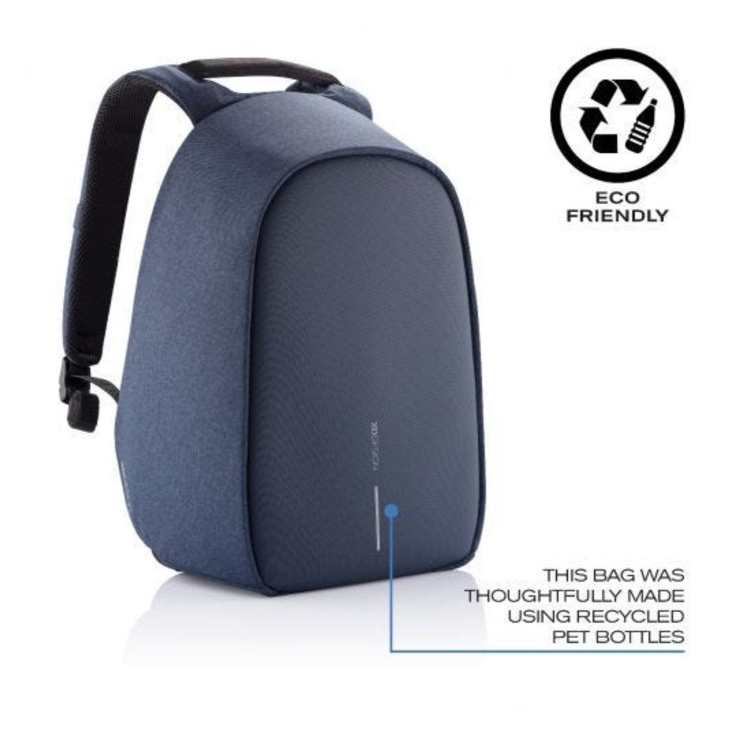 Bobby Hero Small Anti-Theft Backpack - Navy