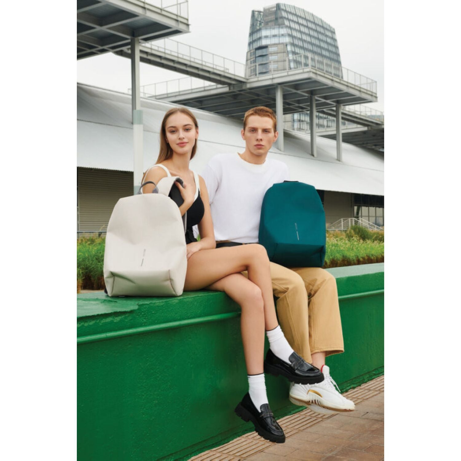 Bobby Soft Anti-Theft Backpack - Forest Green