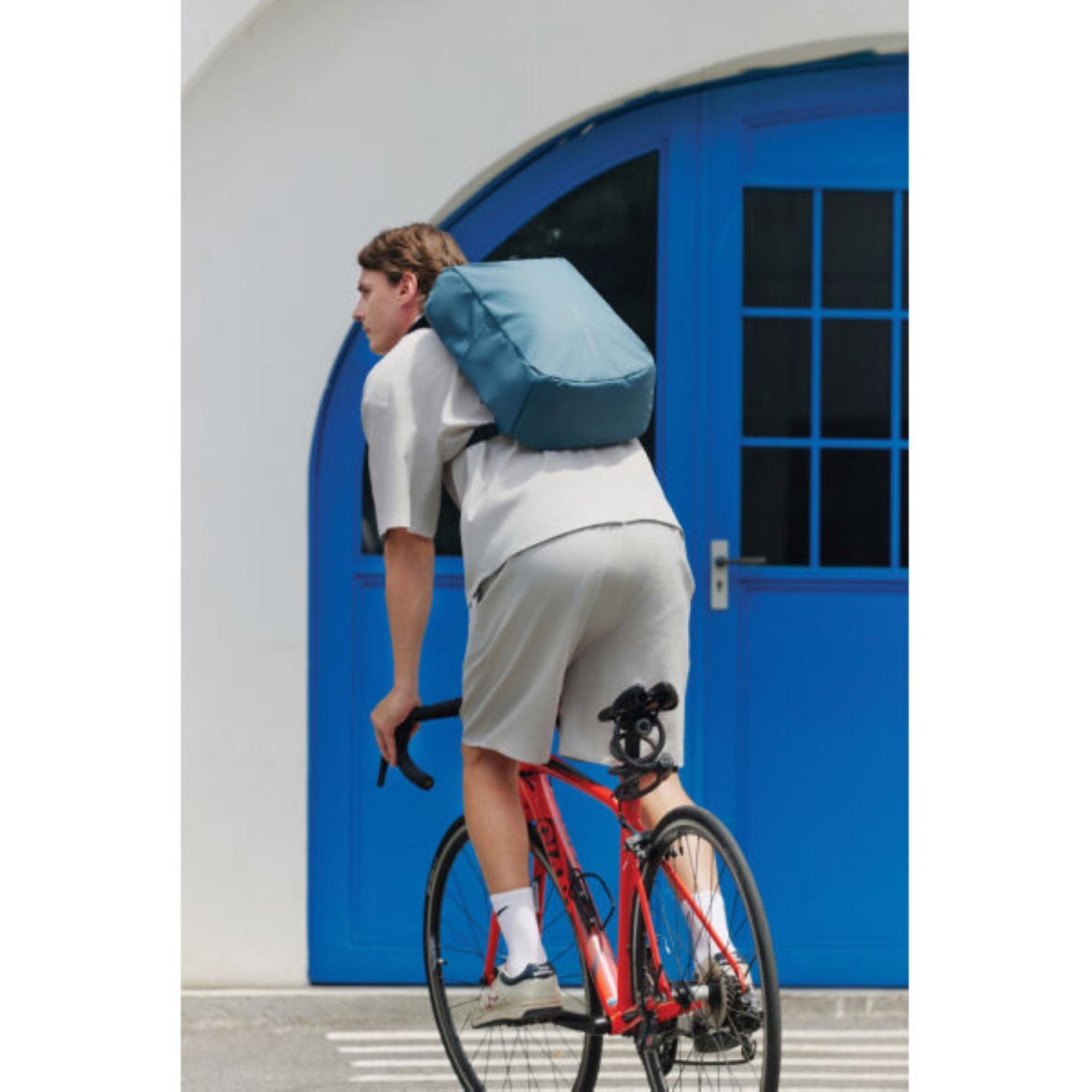 Bobby XD Design Urban Water Resistant Anti-Theft Backpack 20L To 26L - Sage Blue